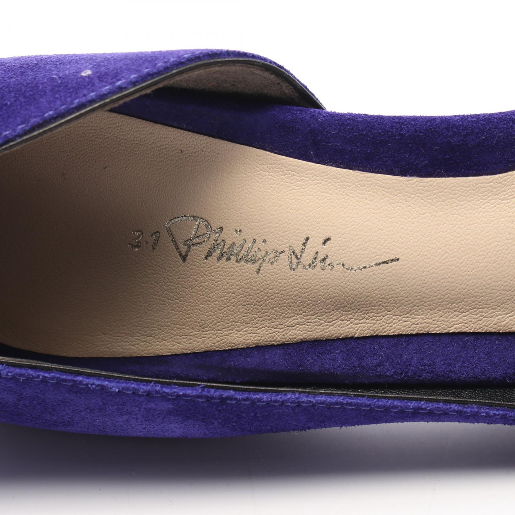 3.1 Phillip Lim Women's Suede Pumps Shoes - SHP6 T040CFU, Elegant Pointed Toe Heels for Office, Party & Special Occasions