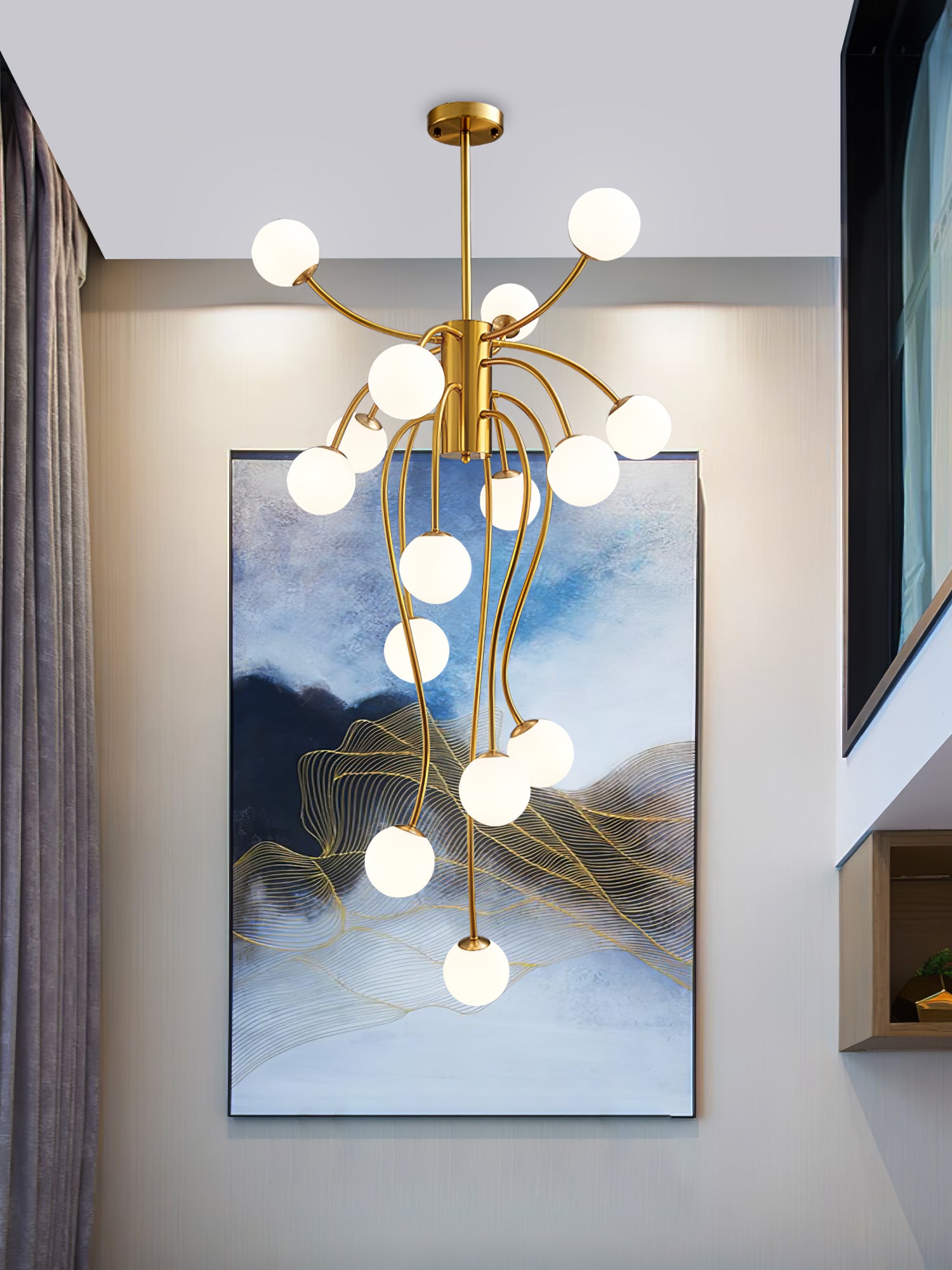 Caroline Chandelier - Elegant Crystal Ceiling Light Fixture for Dining Room, Bedroom & Living Room | Modern Home Decor Lighting