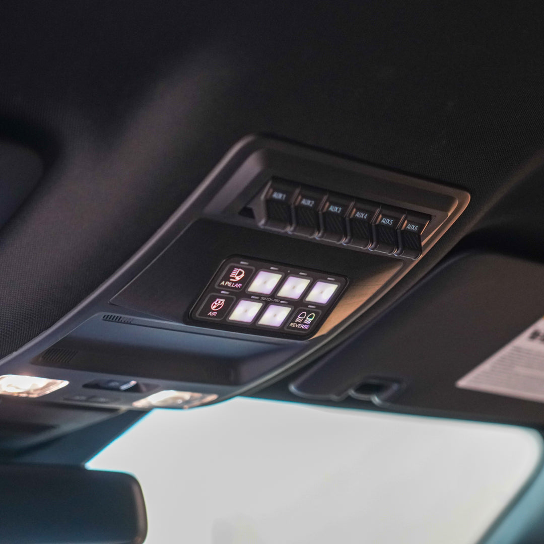 2024 Ford Ranger & Ranger Raptor Overhead Switch Pros Keypad Mount | Durable Dashboard Control Panel | Perfect for Off-Roading & Truck Customization