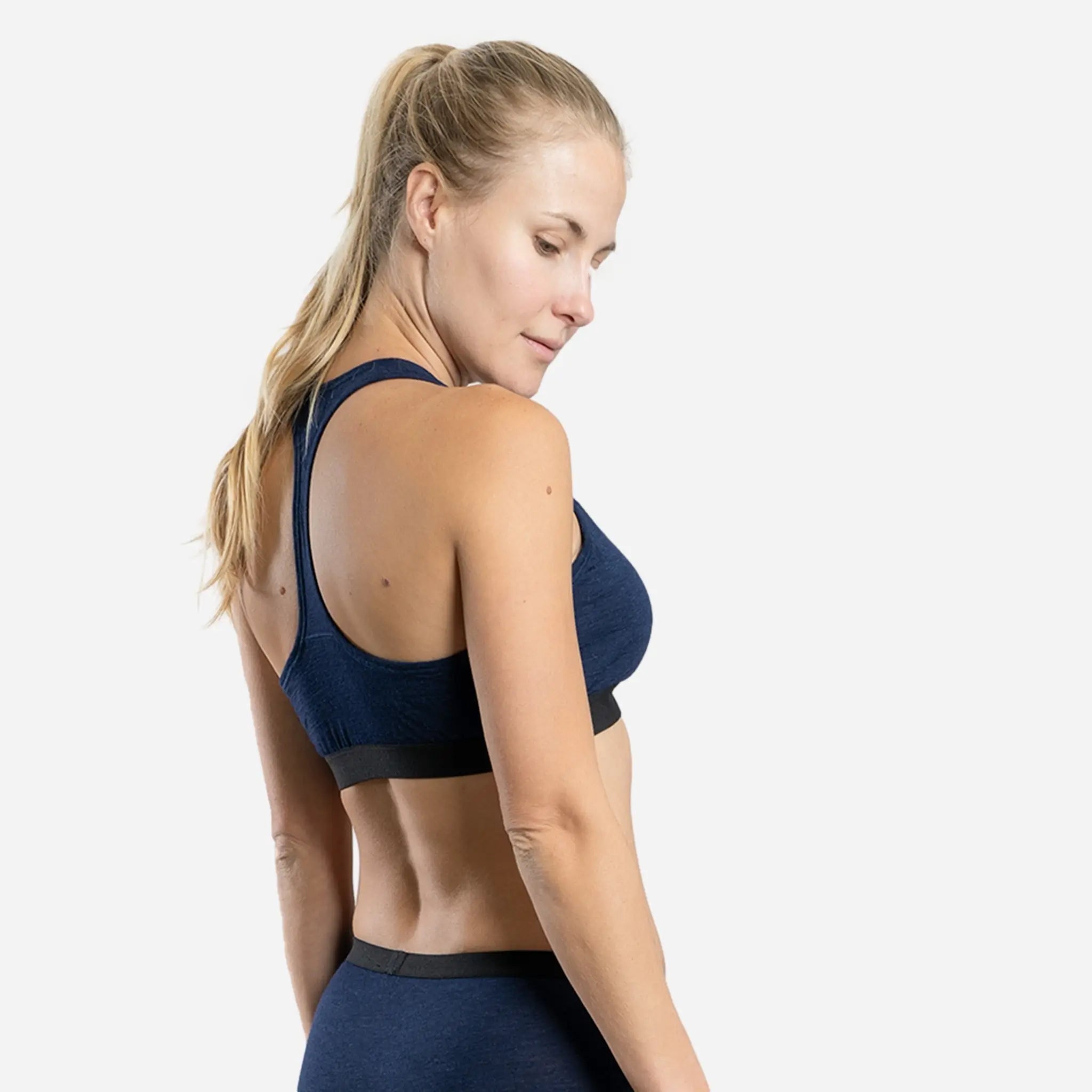 Ultralight Women's Alpaca Wool Sports Bra - 160 GSM - Perfect for Yoga, Running & Outdoor Activities