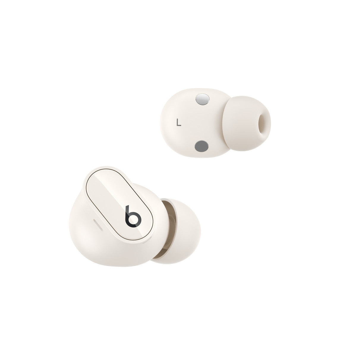 Beats Studio Buds 2nd Gen True Wireless Earbuds - Active Noise Cancelling, Bluetooth 5.2, Sweat Resistant, 24H Battery (Ivory) | Perfect for Workouts, Commuting & Travel