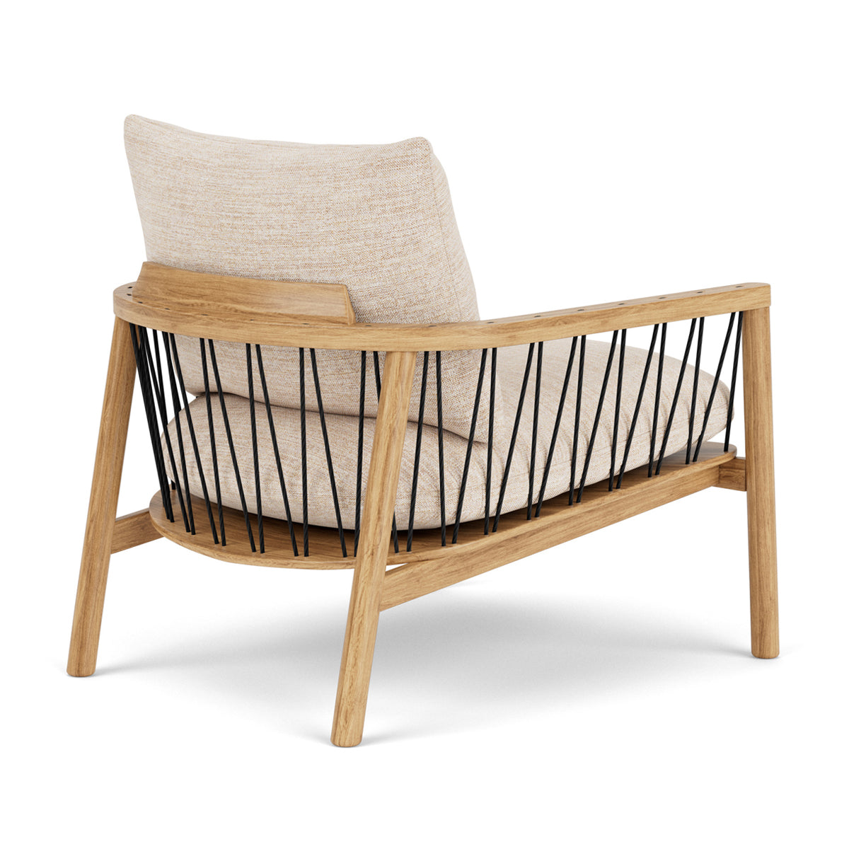 Enzo Fabric Armchair - Modern Upholstered Accent Chair for Living Room, Bedroom & Office - Comfortable Lounge Chair with Sturdy Wooden Legs - Perfect for Relaxing, Reading & Decorating