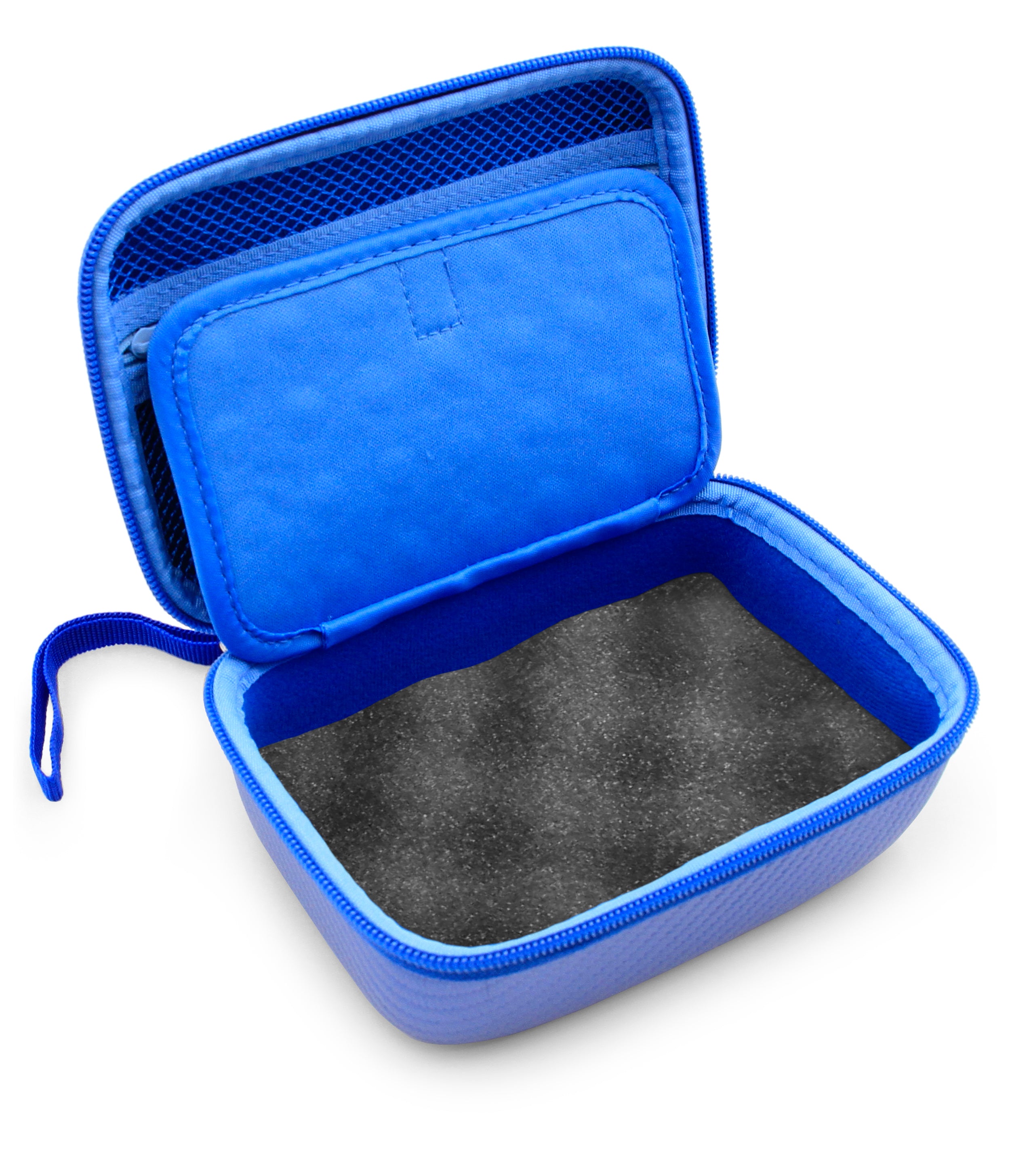 CASEMATIX Blue Travel Case for Fujifilm Instax Mini Link Smartphone Photo Printer & Instant Film - Durable EVA Carry Case with Protective Foam - Perfect for Travel, Parties, and Photo Printing On-The-Go