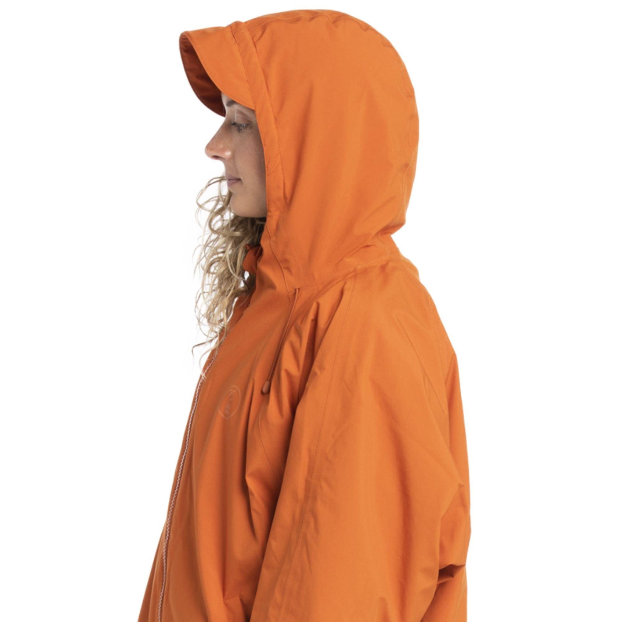 Fourth Element Tidal Robe - Premium Orange Bathrobe for Men & Women | Quick-Dry Swim Cover Up for Beach, Pool & Spa Relaxation