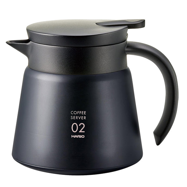 Hario V60 Insulated Stainless Steel Coffee Server - 800ml Thermal Carafe for Pour Over & Iced Coffee Brewing - Perfect for Home Baristas & Coffee Shops