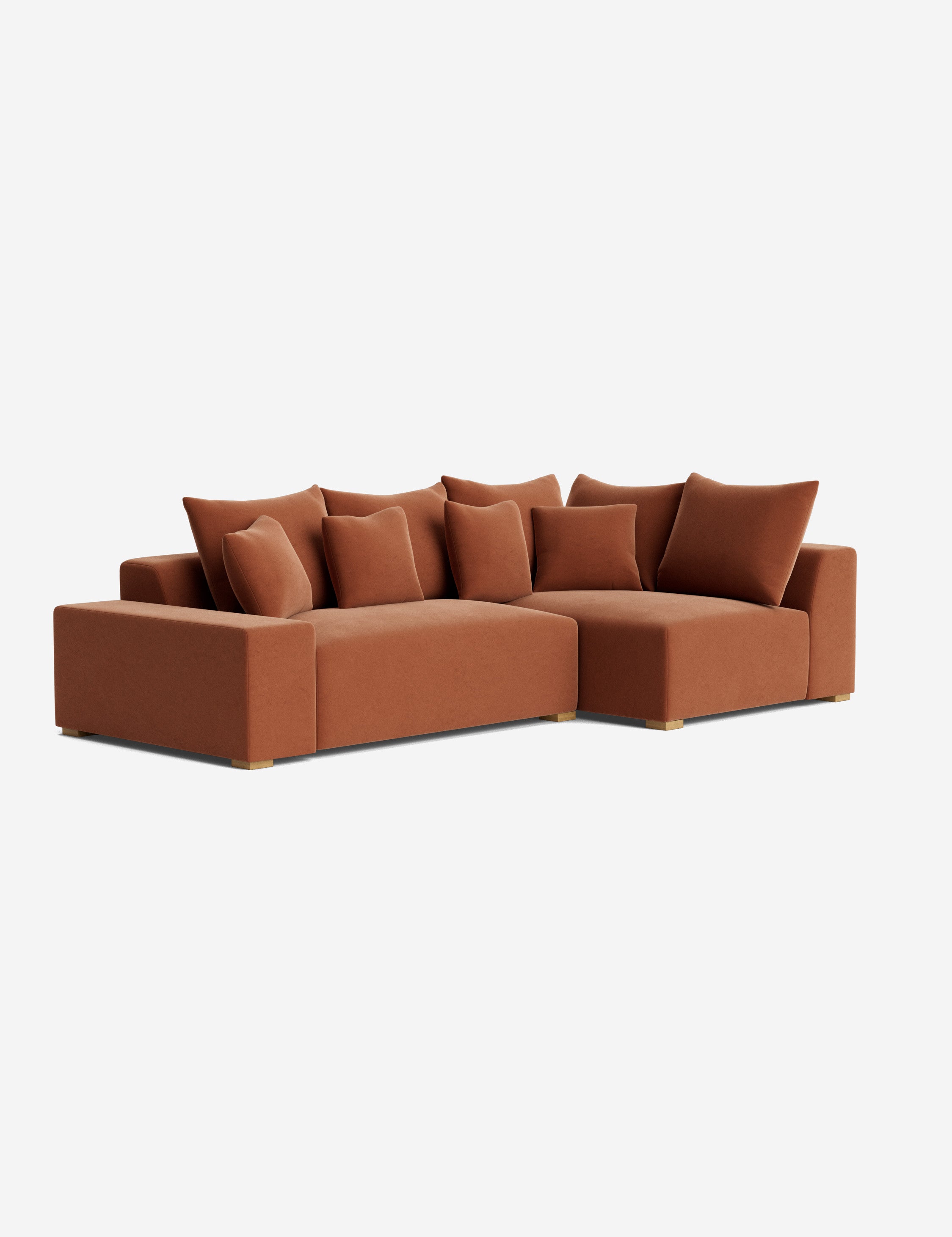 Modern Clayton Sectional Sofa - Comfortable L-Shaped Couch for Living Room, Family Room & Home Theater | Durable Upholstery & Stylish Design