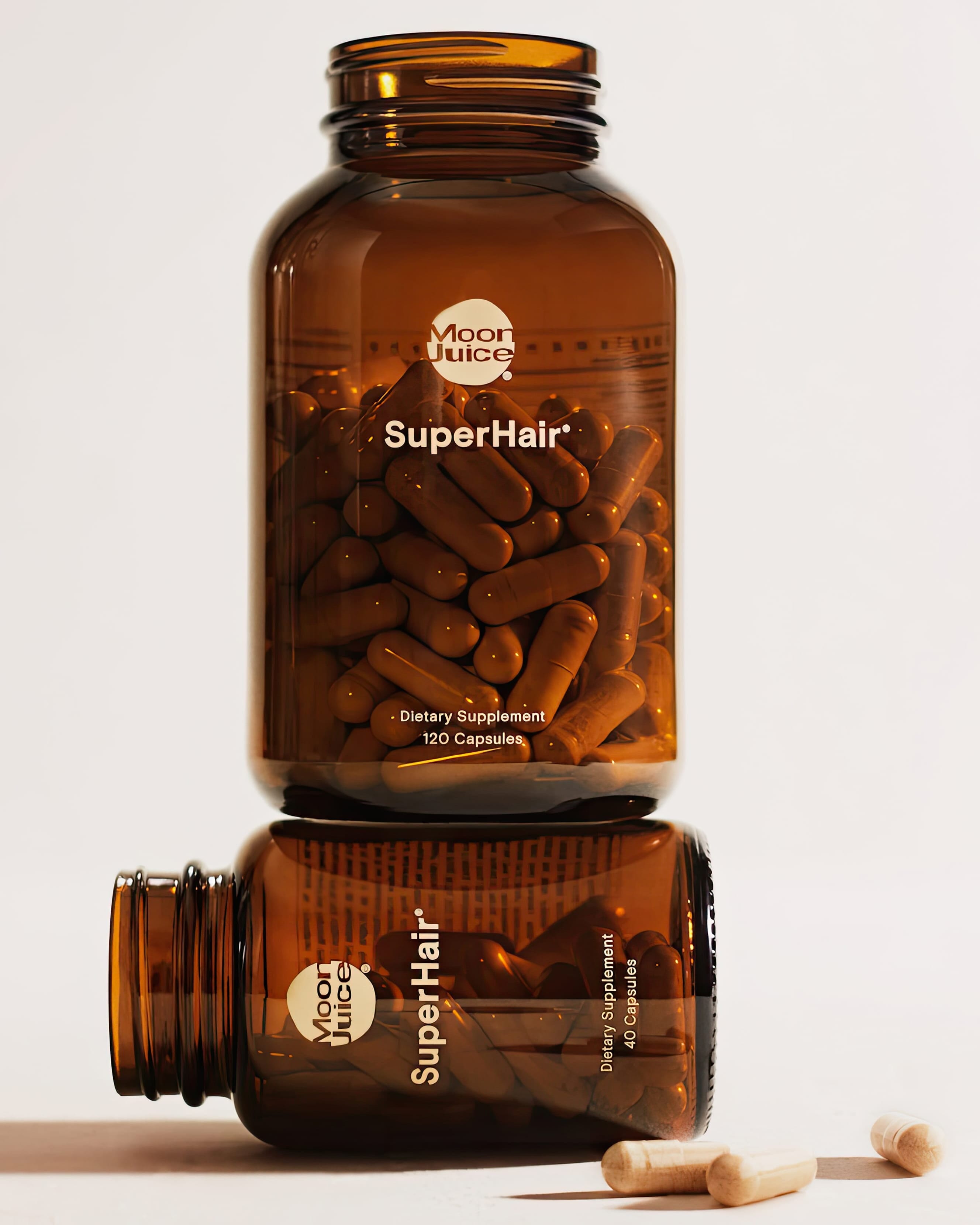 SuperHair Daily Hair Nutrition Supplement - Biotin & Collagen for Stronger, Healthier Hair Growth | Vegan & Cruelty-Free | Perfect for Thinning Hair & Hair Loss Prevention