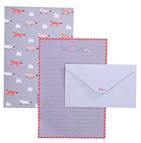 36 Pcs Lovely Letter Paper Lined Stationery Set with 18 Envelopes - A5 Writing Paper for Office, Home & School - Perfect for Thank You Notes, Personal Letters & Journaling (6 Sets)