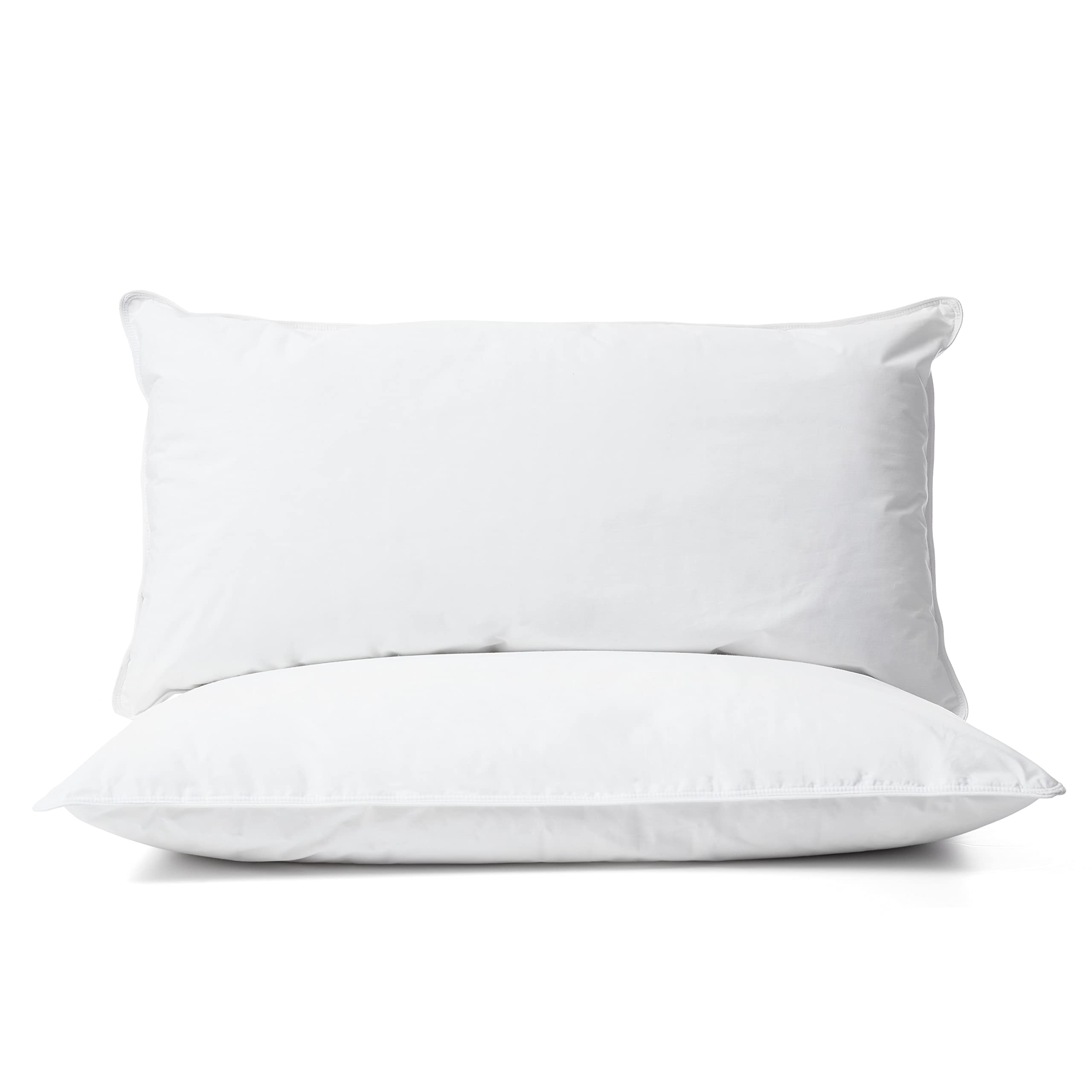 Premium Cooling Bed Pillows - 2 Pack Queen & King Size Luxury Pillows for Back & Side Sleepers - 100% Cotton Pillow Cover - Ideal for Hot Sleepers & Allergy Relief - Perfect for Home, Hotel, and Travel Use