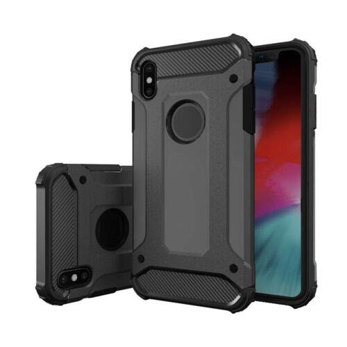 SuperGuardZ Heavy Duty Slim Shockproof Protective Case for iPhone Xs/iPhone X - Military Grade Armor Cover [Black] | Perfect for Outdoor, Travel & Everyday Protection