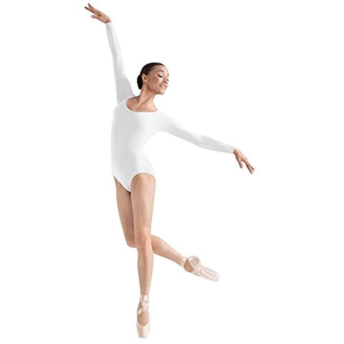 BLOCH Women's Dance Leotard - Long Sleeve Ballet Leotard for Women & Girls - Perfect for Ballet Class, Performance & Dance Practice