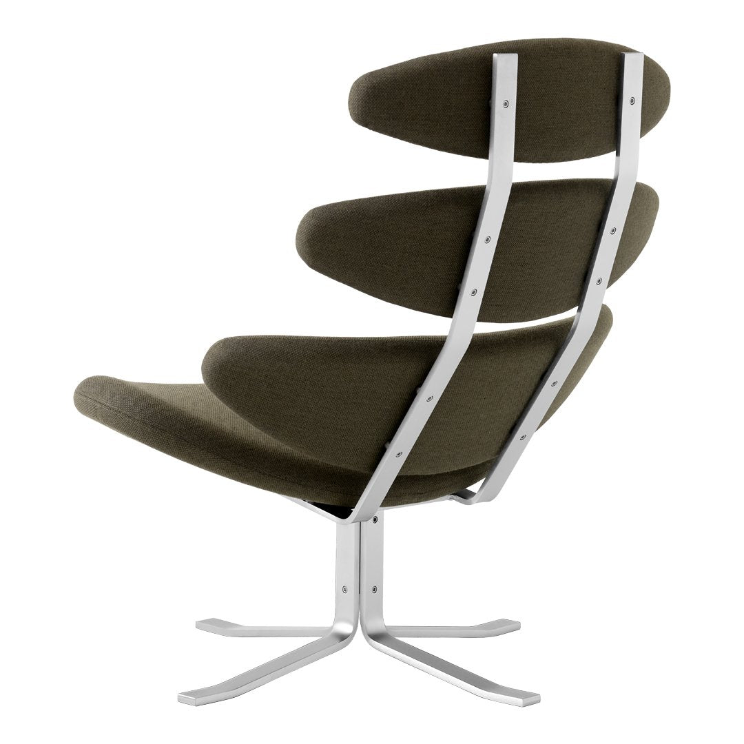 Erik Jørgensen Corona Swivel Lounge Chair - Modern Rotating Armchair for Living Room, Office & Lounge Areas - Premium Scandinavian Design Furniture for Home Decor