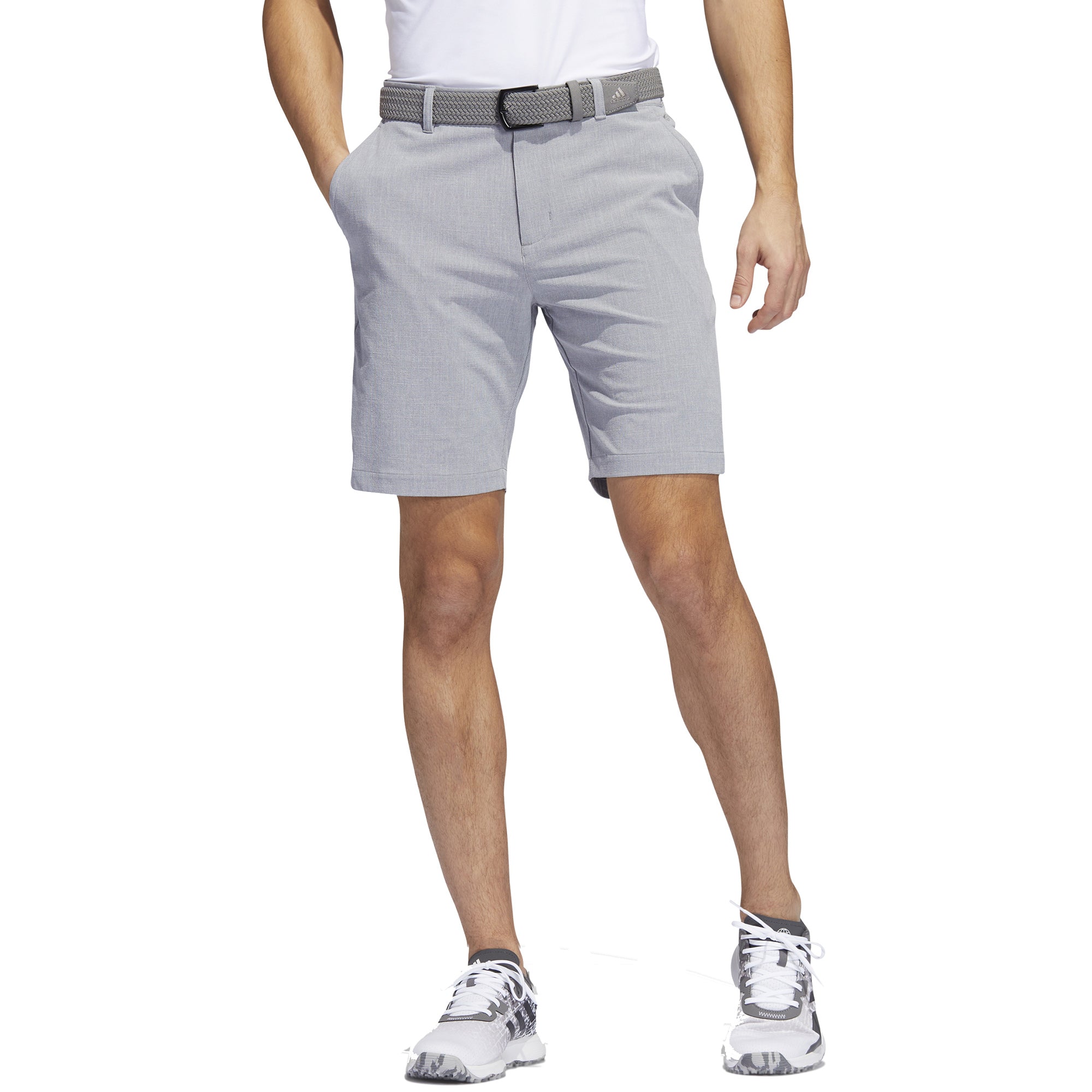 Adidas Ultimate365 Crosshatch 9-Inch Men's Golf Shorts - Breathable & Comfortable for Golfing & Casual Wear
