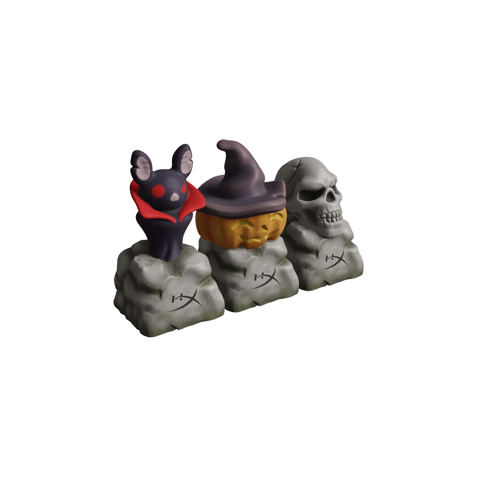 HX3D Custom Keycaps - Spooky Halloween Themed Mechanical Keyboard Keycap Set for Gaming & Typing - Perfect for Halloween Decor & Gamer Gifts