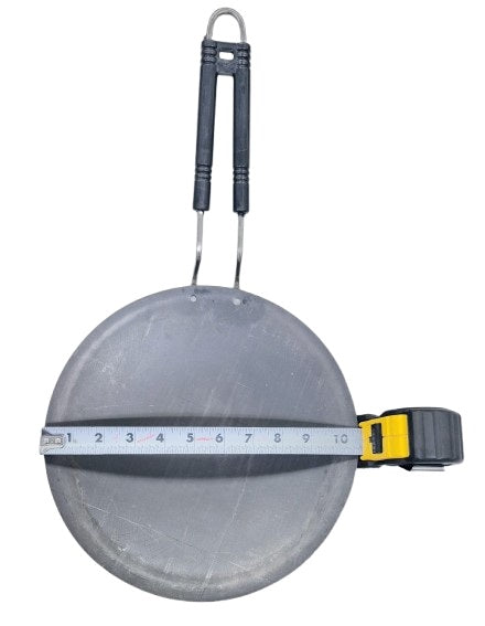 Tabakh Concave Iron Tawa 10 Inch - Premium Indian Griddle for Roti, Paratha & Dosa - Perfect for Home Cooking & Restaurant Use