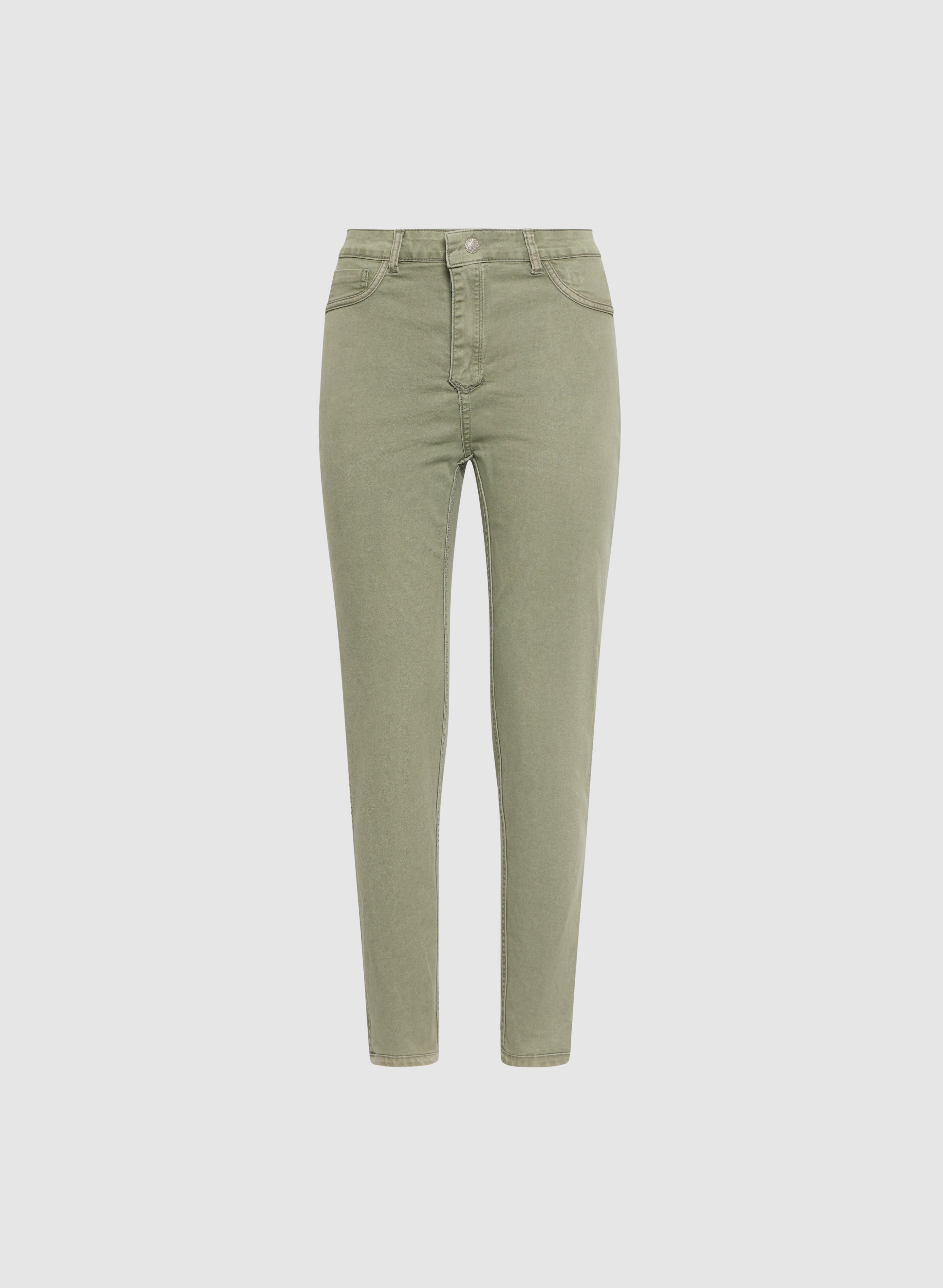 Floral Reversible Slim Leg Jeans for Women - High Waisted Stretch Denim Pants - Perfect for Casual Outings, Date Nights & Spring Fashion