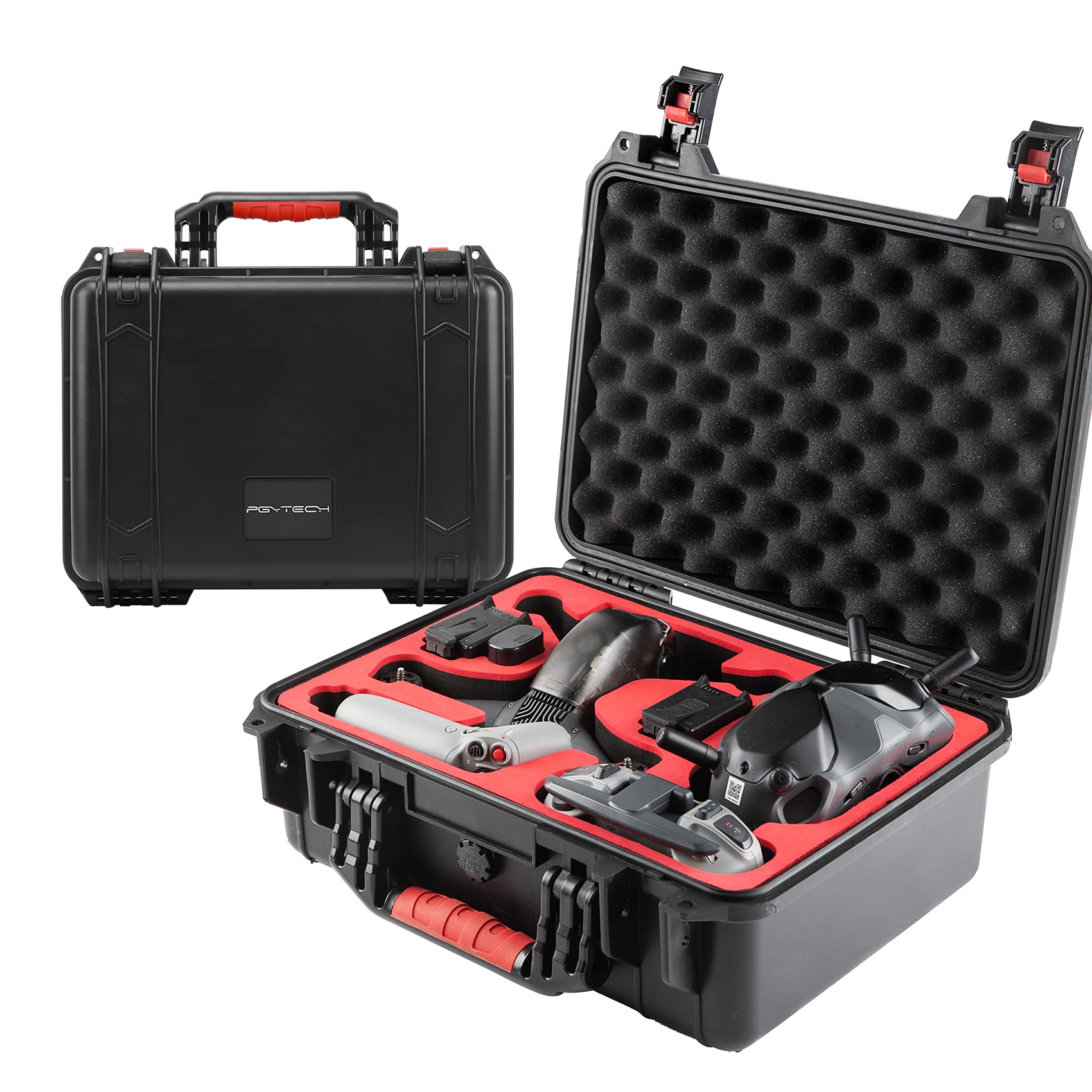 **PGYTECH Waterproof Hard Carrying Case for DJI FPV Combo & Motion Controller - Durable Protection for Drone Accessories, Travel & Outdoor Adventures**