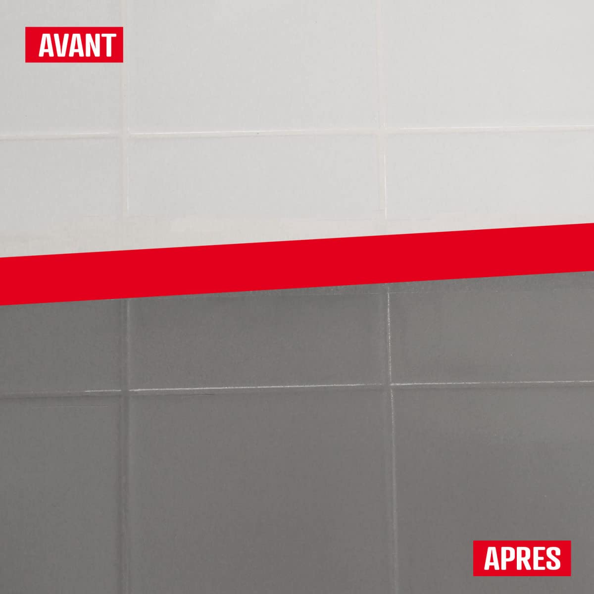 ARCAPOXY Tile Paint for Kitchen & Bathroom - 1 kg (Covers Up to 10 m² in 2 Coats) - Tele Gray 4 - RAL 7047 - Waterproof & Durable Ceramic Tile Paint - Perfect for Renovating Old Tiles in Kitchens, Bathrooms & Backsplashes