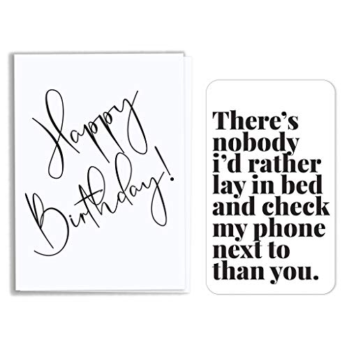Funny Birthday Wine Label & Card for Partner - Personalized Bottle Decal & Stationery by RitzyRose | Romantic Gift for Anniversary, Valentine's Day | Perfect for Couples Who Love Wine & Humor