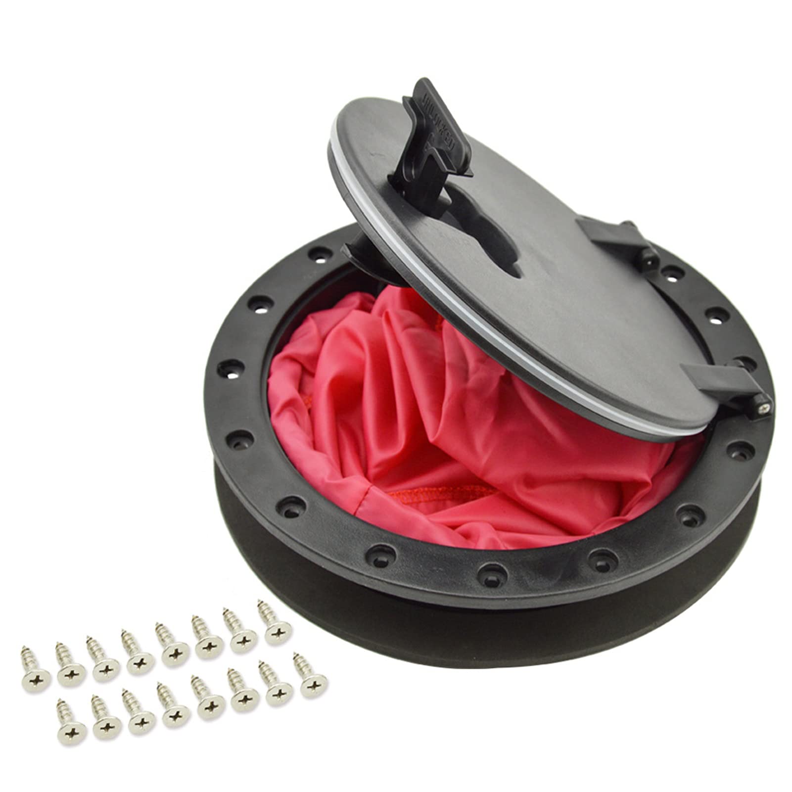 YXYX 8-Inch Standard Round Kayak Hatch Cover - ABS Plastic Kayak Inspection Cover & Fishing Boat Accessories for Storage, Transfer & Maintenance | Durable Kayak Replacement Parts for Outdoor Water Sports & Marine Adventures
