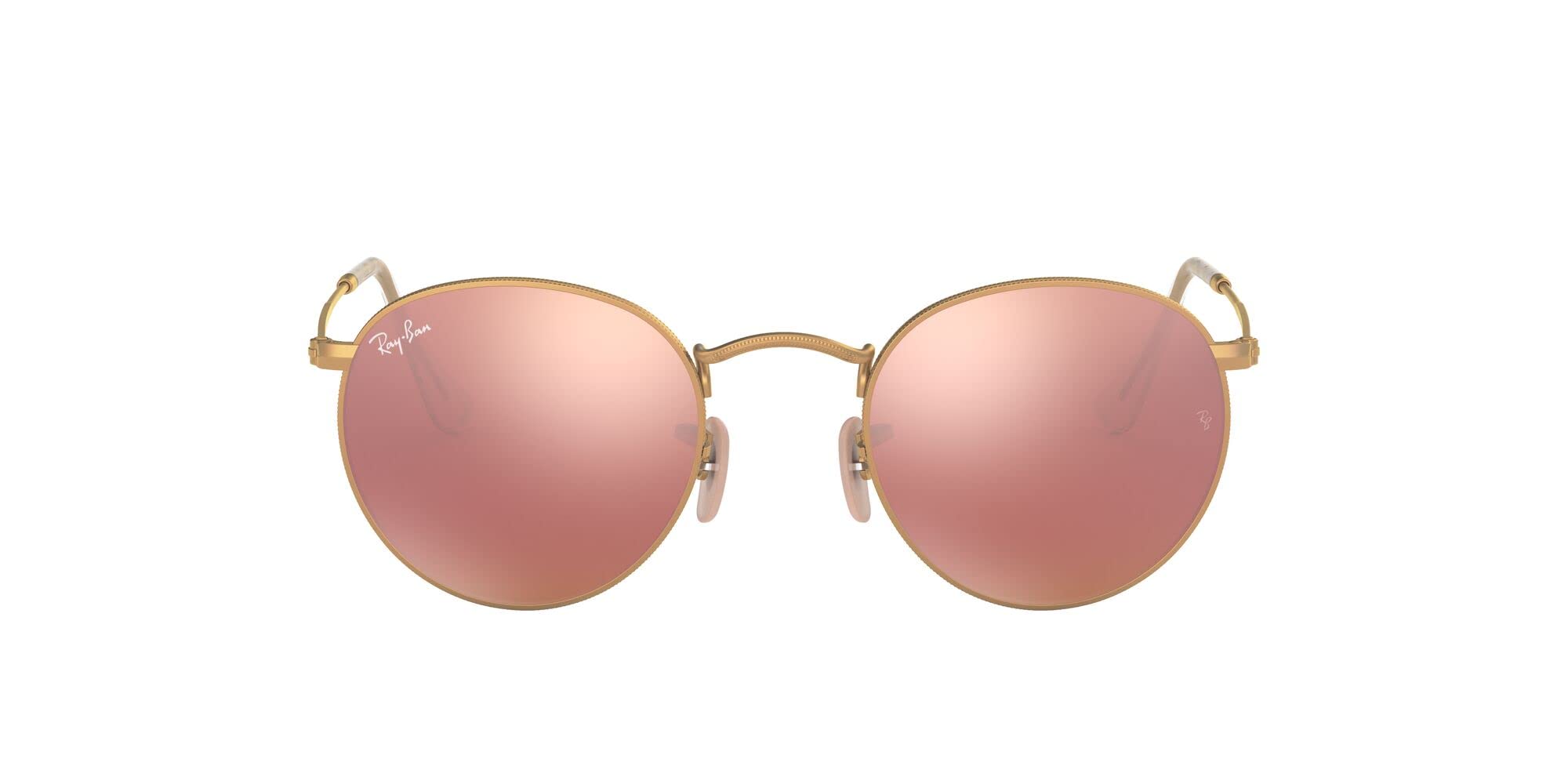 Ray-Ban RB3447 Round Metal Sunglasses for Men & Women - Classic Retro Polarized UV Protection - Perfect for Driving, Beach & Outdoor Activities