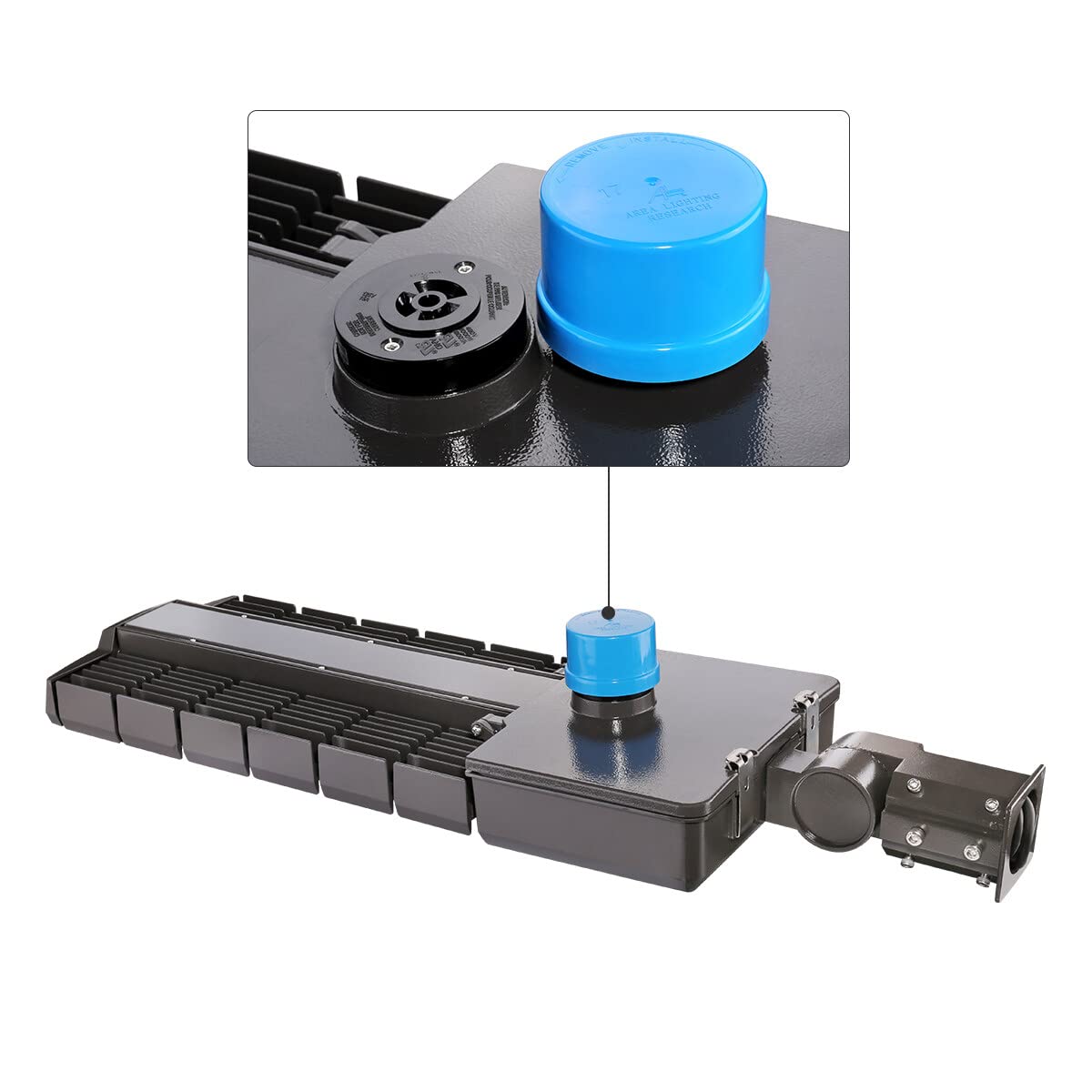 Photocell Sensor Switch - Auto On/Off Dusk to Dawn Light Sensor with Twist Lock for LED Barn Lights, Street Lights, Parking Lot & Outdoor Area Lighting | Ideal for Security, Energy Saving & Automatic Illumination