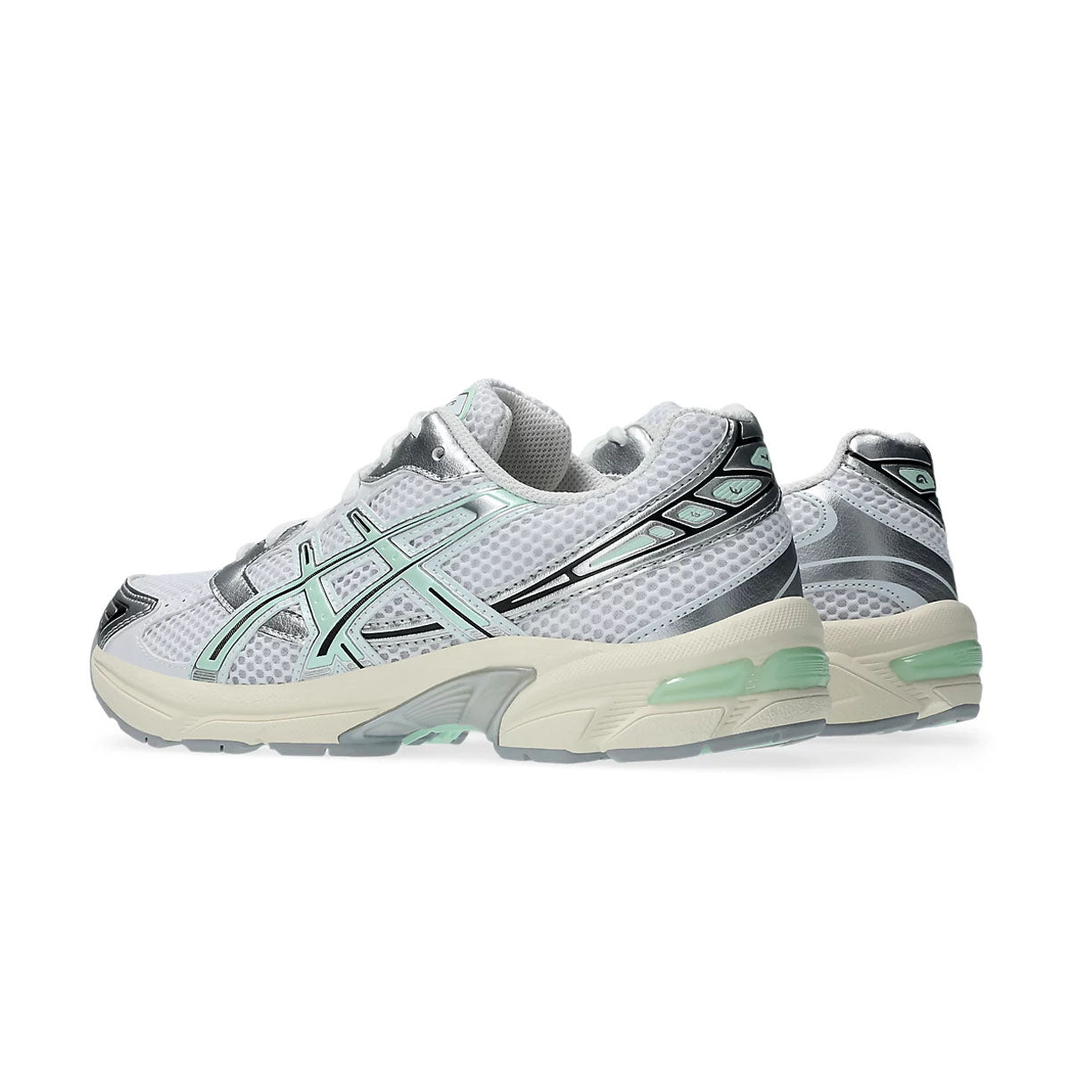 GEL 1130 'White Mint Tint' Sneakers - Women's Fashion Running Shoes for Casual Wear & Gym Workouts