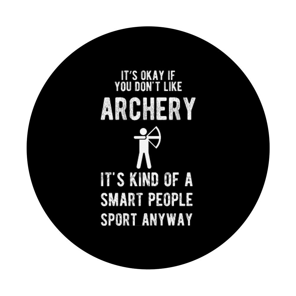 Funny Archery Gift - Crossbow Hunter Arrow Lover PopSockets PopGrip | Swappable Phone & Tablet Grip | Perfect for Archery Enthusiasts & Outdoor Lovers