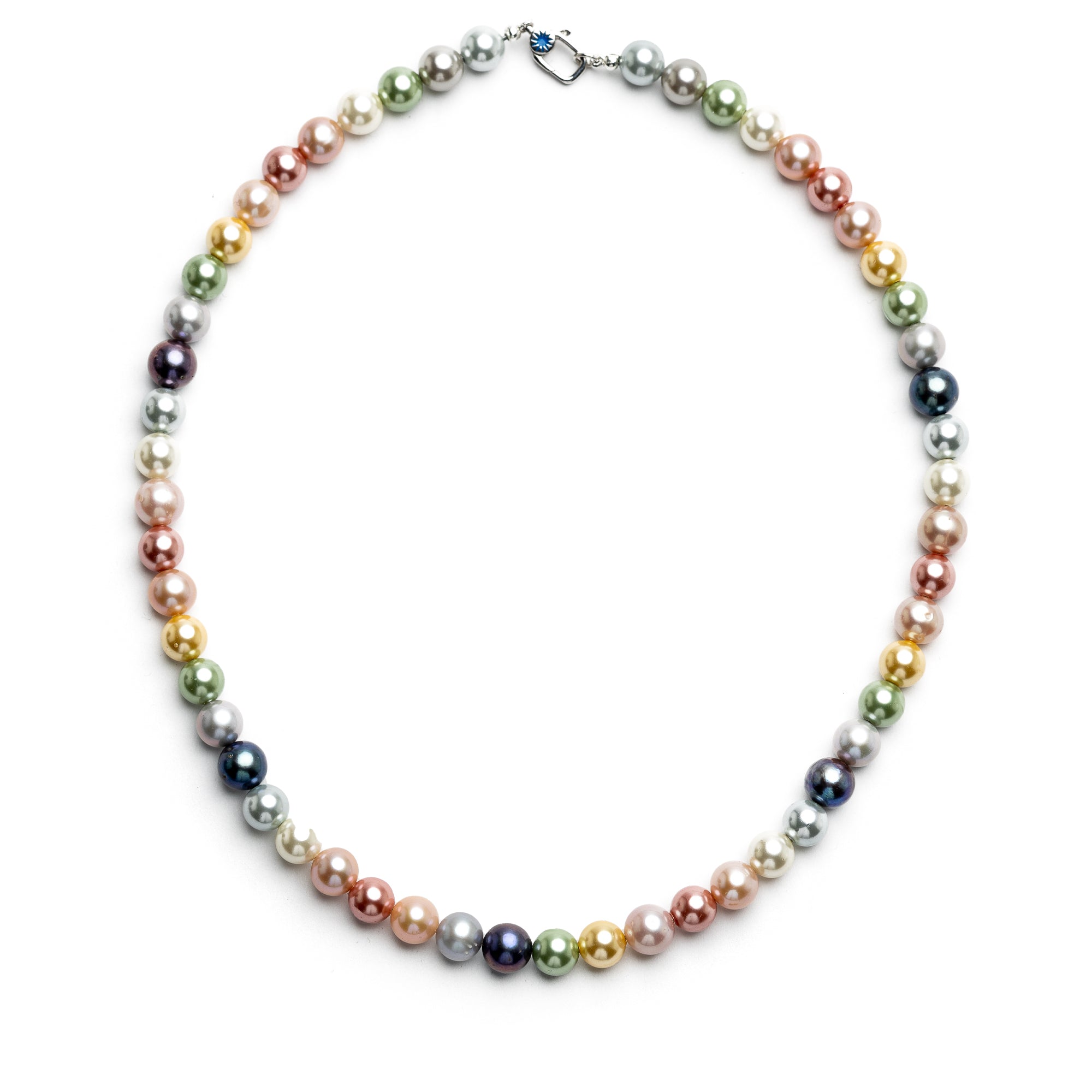 Elegant Cultured Pearl Necklace for Women - 18K Gold Plated Sterling Silver Jewelry - Perfect for Weddings, Parties & Special Occasions