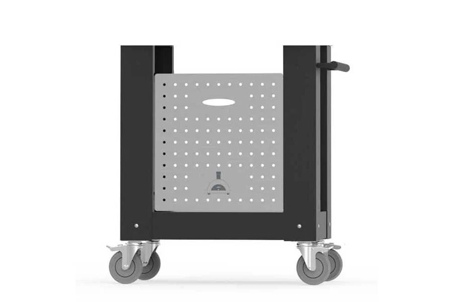 Alfa Pizza Oven Base for 4 Pizza Ovens - Heavy Duty Wrinkle Black Steel Stand | Perfect for Outdoor Cooking, Backyard Parties & Wood Fired Pizza Making