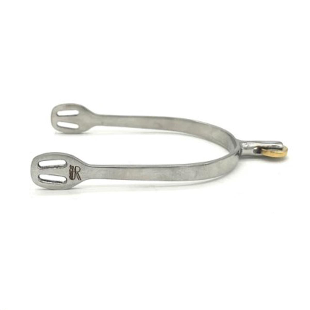 AJR Smooth Rowel Spur Horizontal - Western Horse Riding Spurs for Cowboy Boots - Perfect for Equestrian Training and Ranch Work