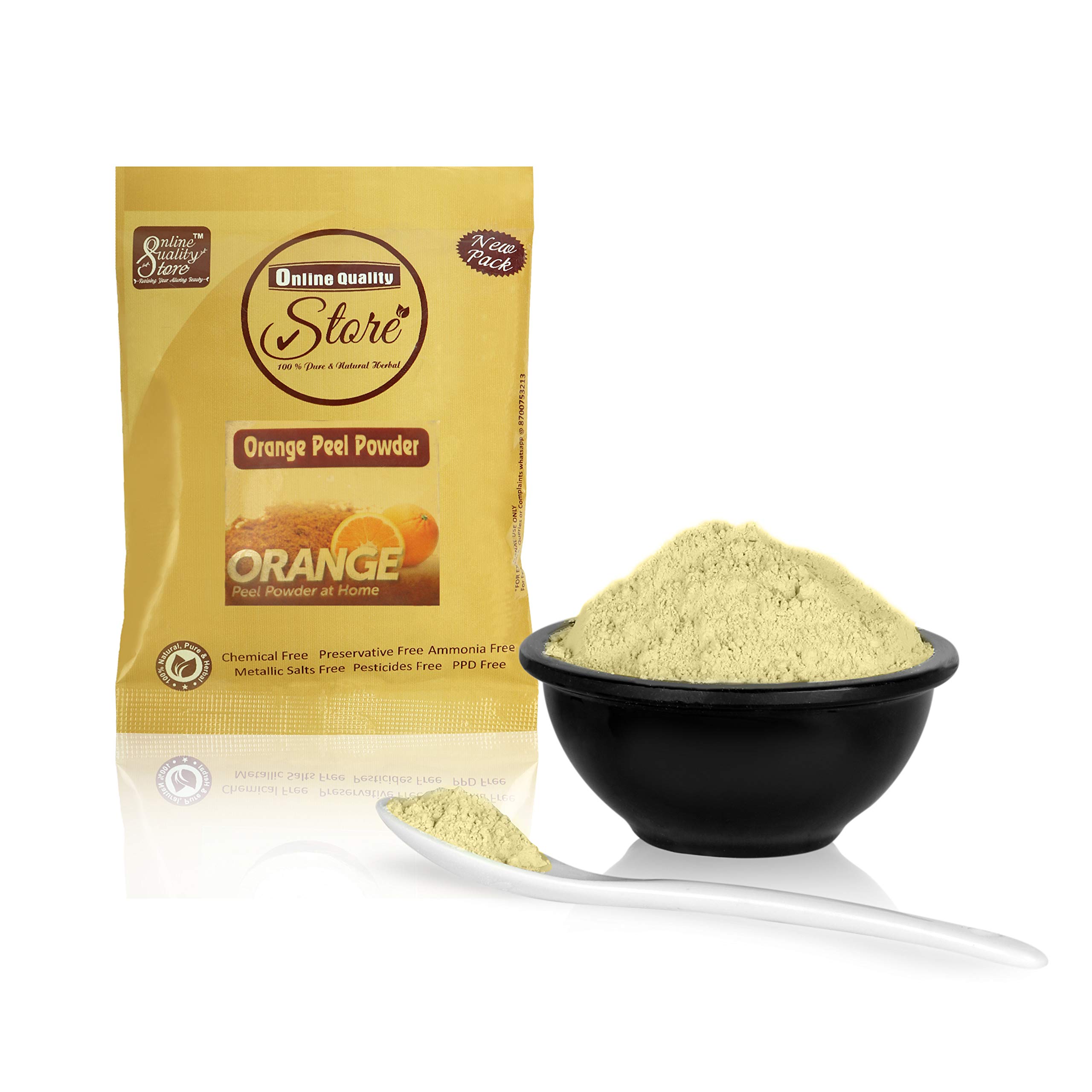 **Organic Lemon Peel, Neem & Orange Powder Face Pack (150g) - Glowing Skin & Acne Treatment | Brightening, Anti-Aging & Pimple Control | DIY Skincare for Oily & Dry Skin**    *(Use for: Daily facial mask, natural acne remedy, skin brightening treatment, Ayurvedic skincare routine, homemade beauty regimen)*