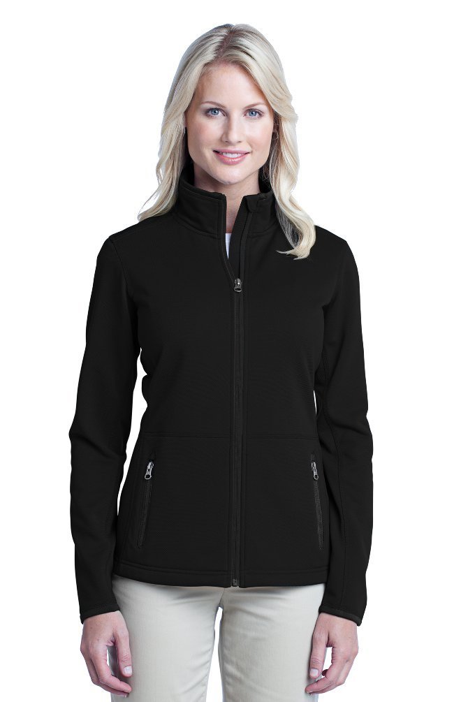 Port Authority Women's Pique Fleece Jacket - Soft Warm Zip Up Outerwear for Work, Casual & Outdoor Activities | Lightweight Comfortable Fleece Lining | Perfect for Office, Hiking & Fall Layering