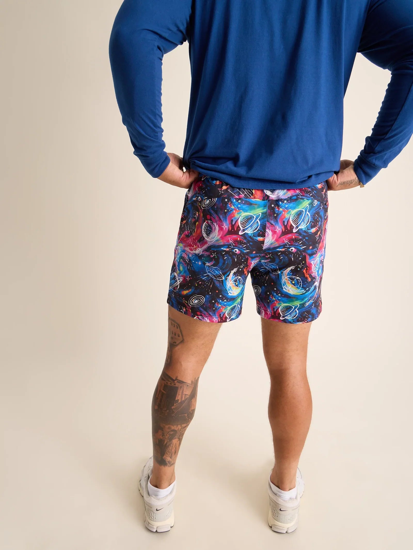 Chubbies The Galactic Odysseys Boxer Briefs - Black Plaid Pattern Men's Underwear | Soft Comfortable Breathable for Everyday Wear & Gym