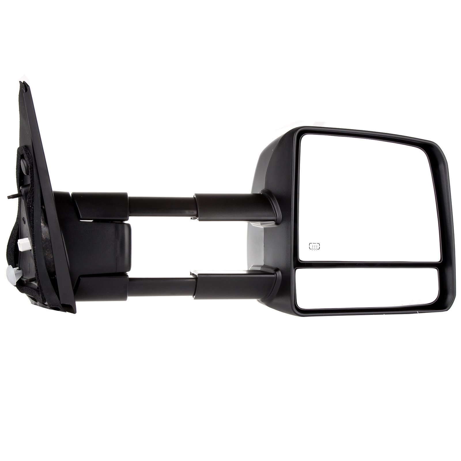 CCiyu Black Power-Adjusted Heated Towing Mirrors with Turn Signal & Manual Folding - Compatible with 2007-2017 Toyota Tundra (LH Left & RH Right) - Perfect for Enhanced Visibility & Safe Towing