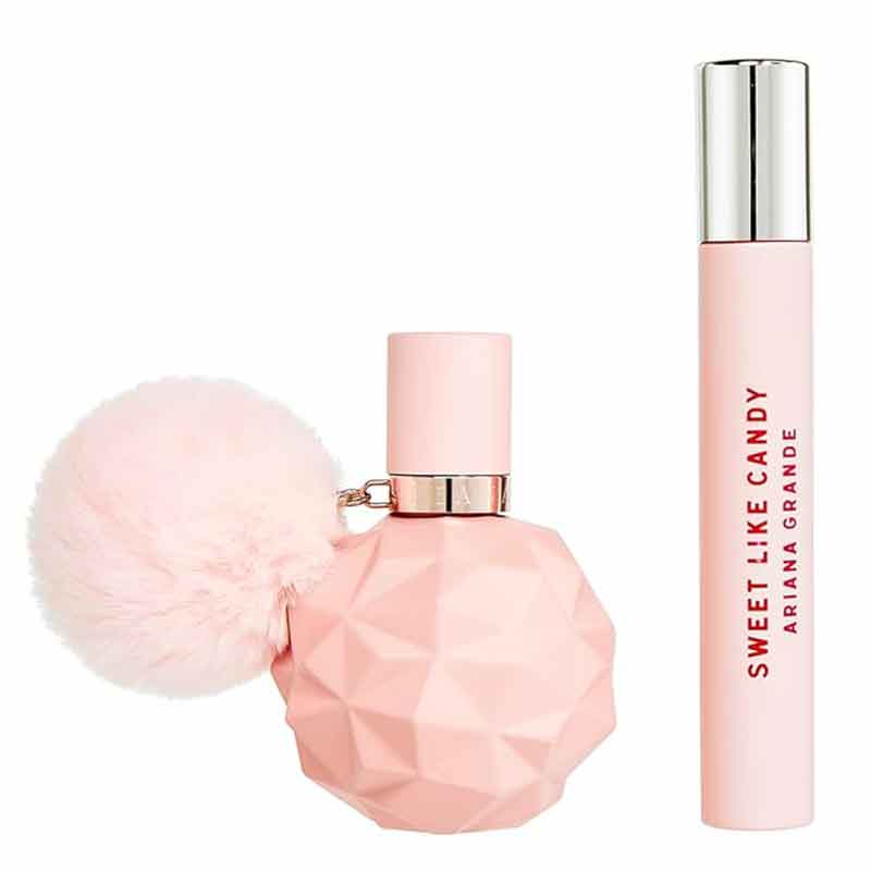 Ariana Grande Sweet Like Candy Perfume Set - 30ML + 10ML Travel Size Eau de Parfum Spray for Women | Daytime Wear, Date Night & Special Occasions