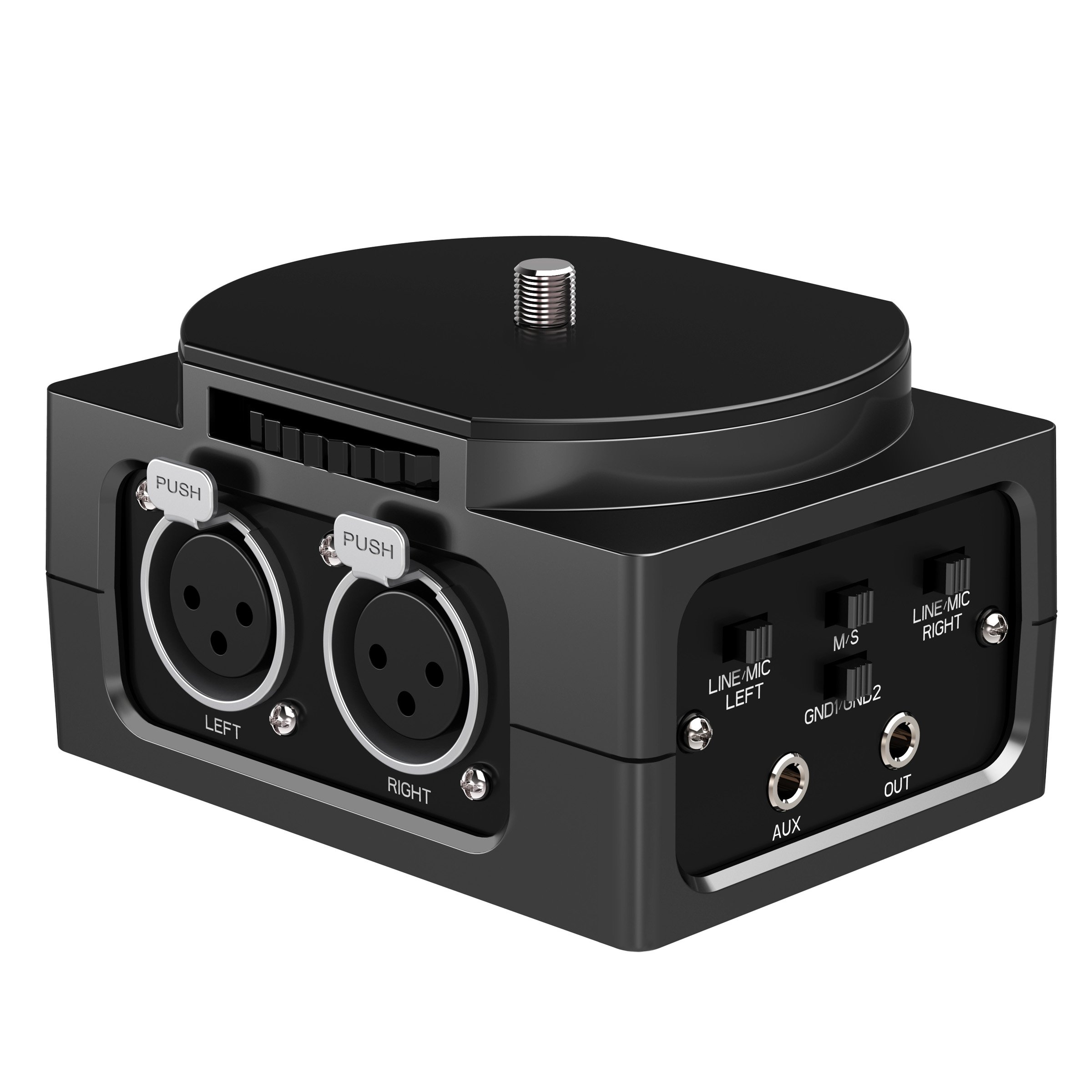 Professional XM-AD2 Dual Channel XLR to Mini Audio Adapter - Compatible with Canon EOS-1D X Mark II DSLR, Camcorders & Pro Video Cameras - External Microphone for Crystal Clear Audio Recording - Perfect for Vlogging, Interviews & Film Production