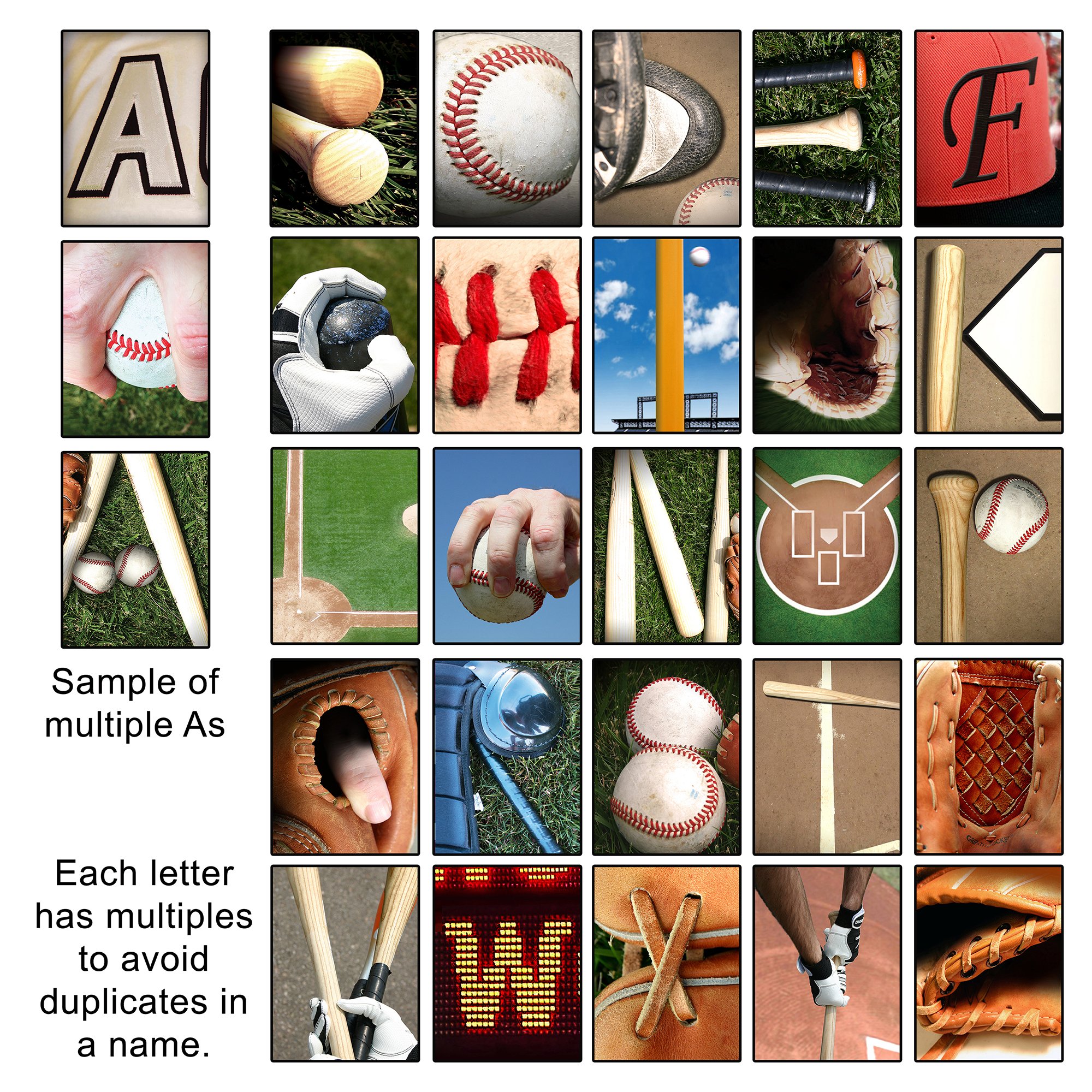 Custom Personalized Baseball Name Art Print - Framed Canvas Wall Decor for Man Cave, Boys Room, Office & Sports Lovers - Perfect Gift for Baseball Fans & Home Decor