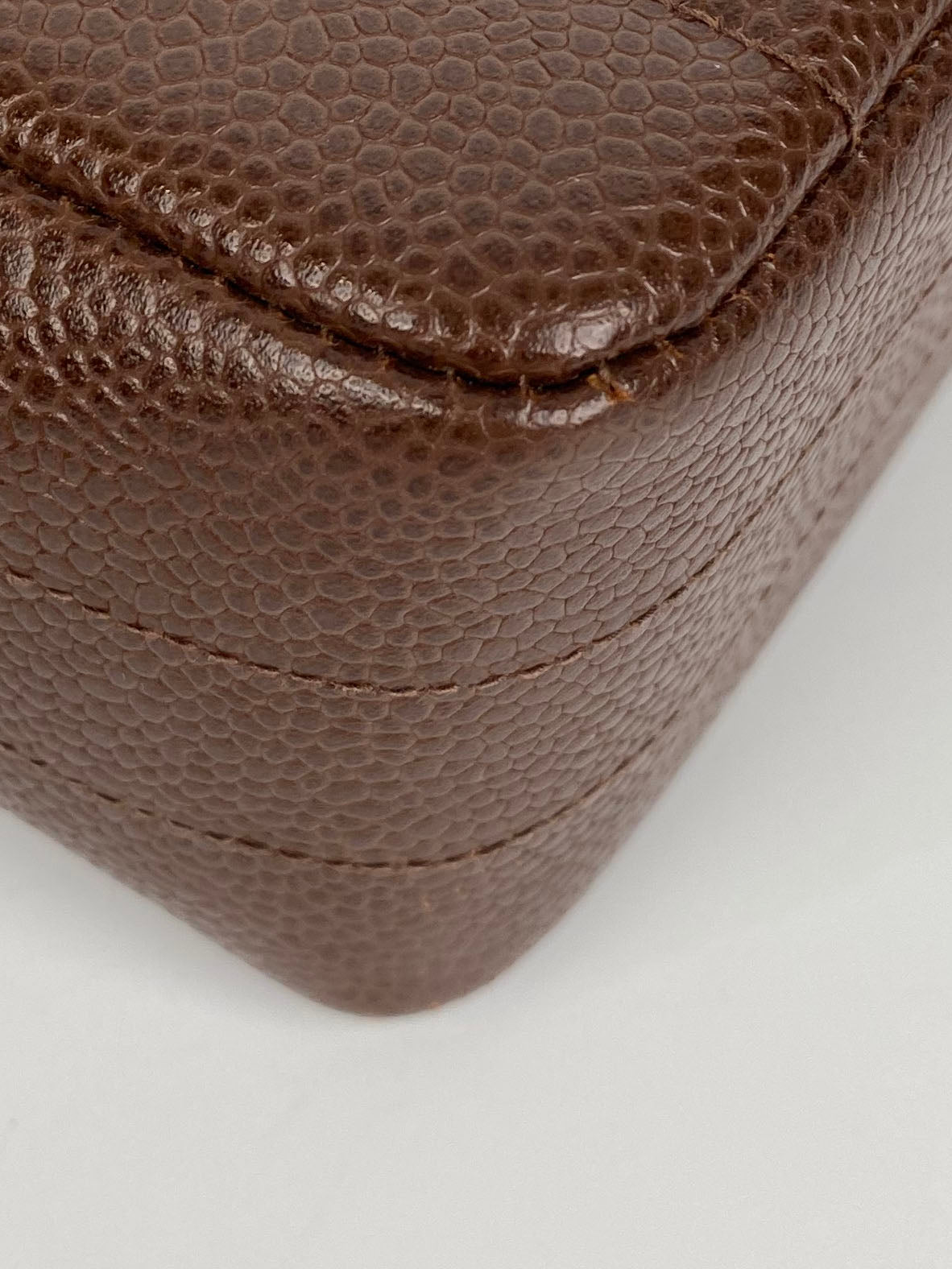 Authentic Chanel Vintage Brown Small Flap Bag - Classic Luxury Handbag for Women, Perfect for Date Night & Special Occasions