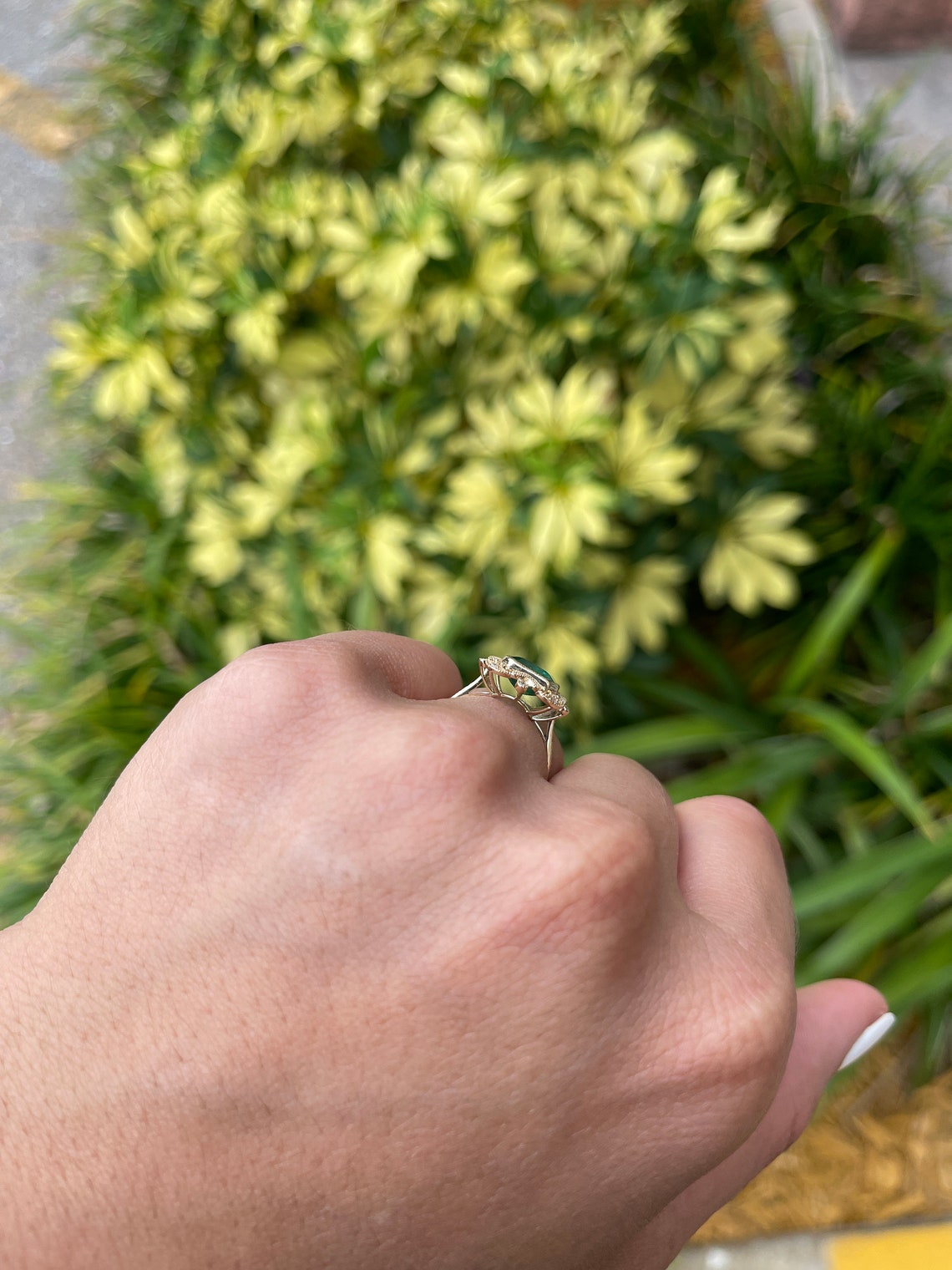 3.35tcw Natural Emerald Cut Diamond Ring with Accents - 14K Gold Vintage Style Jewelry for Women - Perfect for Weddings, Anniversaries & Special Occasions