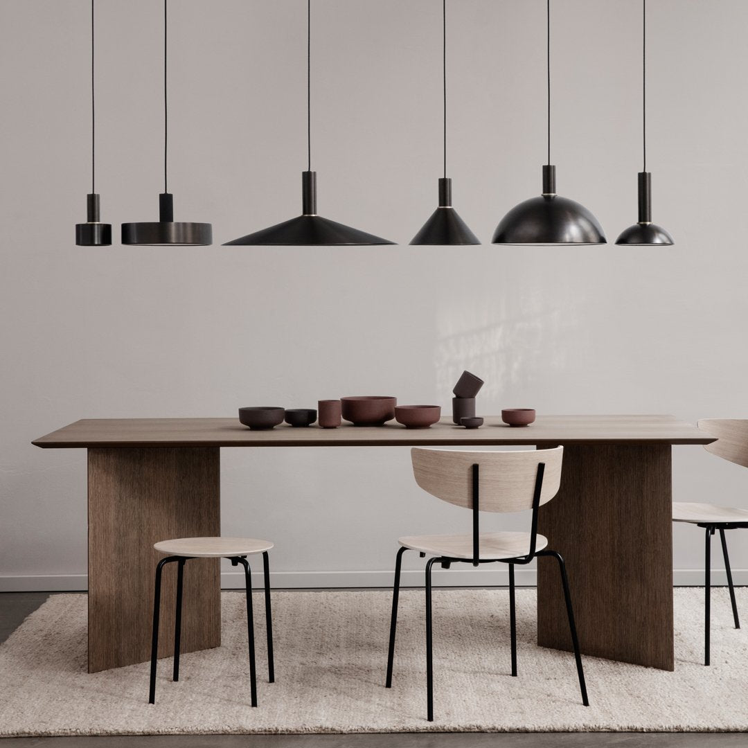 Ferm Living Angle Shade Collection - Modern Pendant Lighting for Living Room, Bedroom & Dining Room | Scandinavian Design Ceiling Lamp