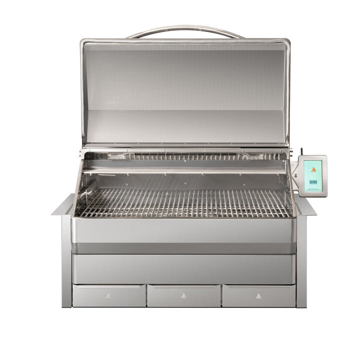 Memphis Grills Elite 39 Built-In ITC 3 Pellet Grill - VGB0002S | Outdoor BBQ, Backyard Cooking & Smoking | Perfect for Patio, Tailgating & Camping