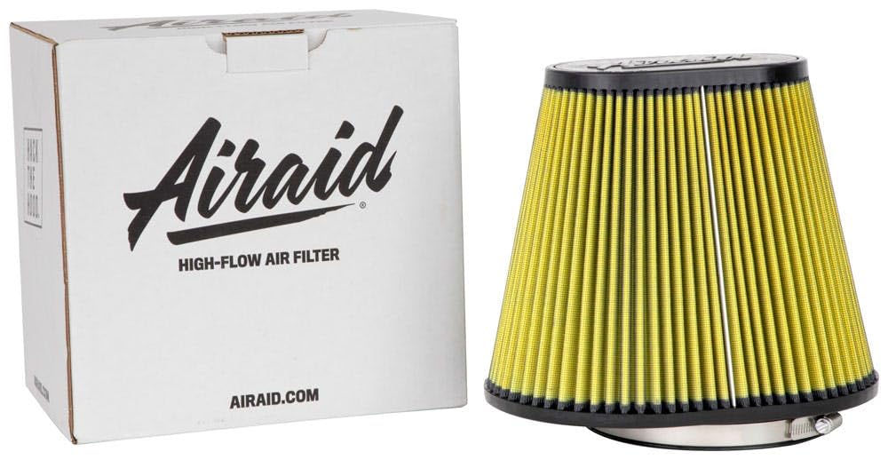 AIRAID 724-472 Universal High-Performance Air Filter for Cars, Trucks & SUVs - Improves Engine Power & Fuel Efficiency