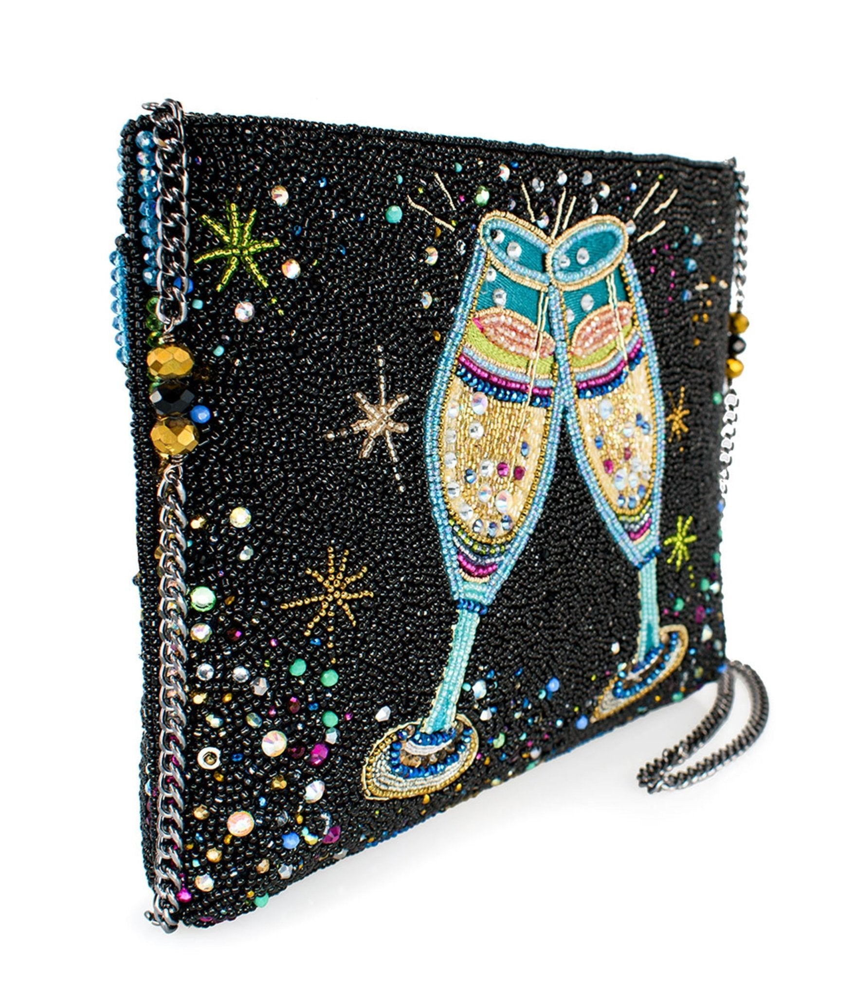 Mary Frances Cheers To That Crossbody Handbag - Stylish Women's Leather Purse for Everyday Use, Parties & Travel | Fashion Accessory Gift