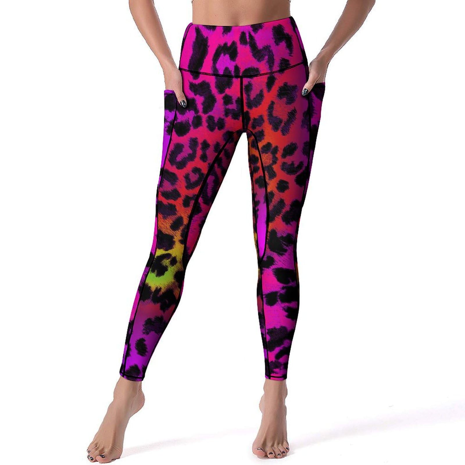 High Waist Yoga Pants with Pockets for Women - Tummy Control Workout Leggings | Comfortable Running & Sports Yoga Pants | Perfect for Gym, Lounge & Everyday Wear