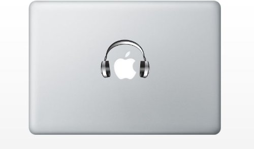 Premium Headphone & Earphone Decal Sticker for Apple MacBook Pro & Air (13