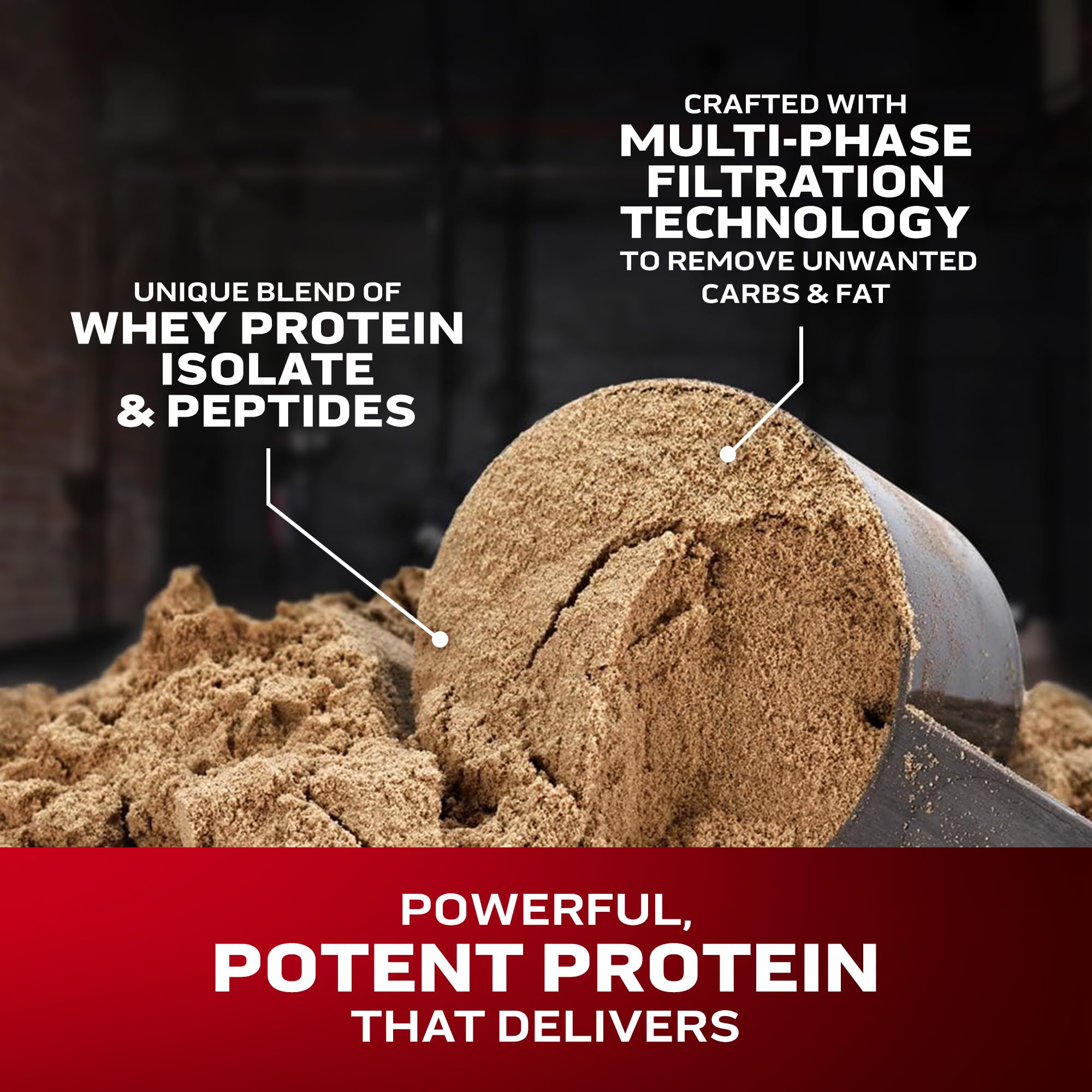 MuscleTech Nitro-Tech Whey Protein Powder - Milk Chocolate Flavor, 10 lbs - Premium Muscle Building Formula with Whey Protein Isolate & Peptides - 30g Protein, 3g Creatine & 6.6g BCAA per Serving - Ideal for Post-Workout Recovery & Muscle Growth