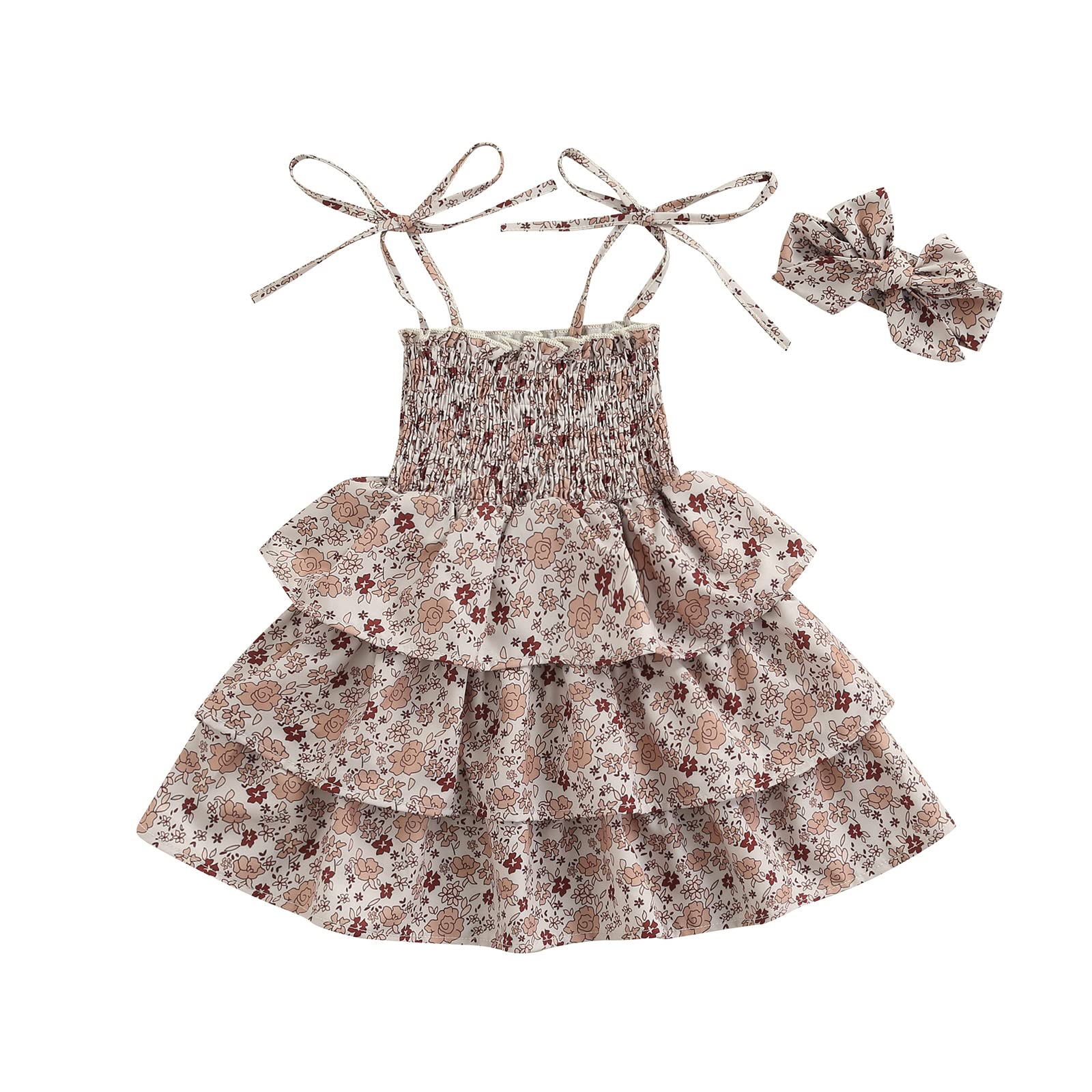 Family Matching Outfits Sets - Brother T-Shirt & Sister Dress Romper Set, Cute Floral Print Summer Clothes for Siblings | Perfect for Family Photos, Vacations & Special Occasions