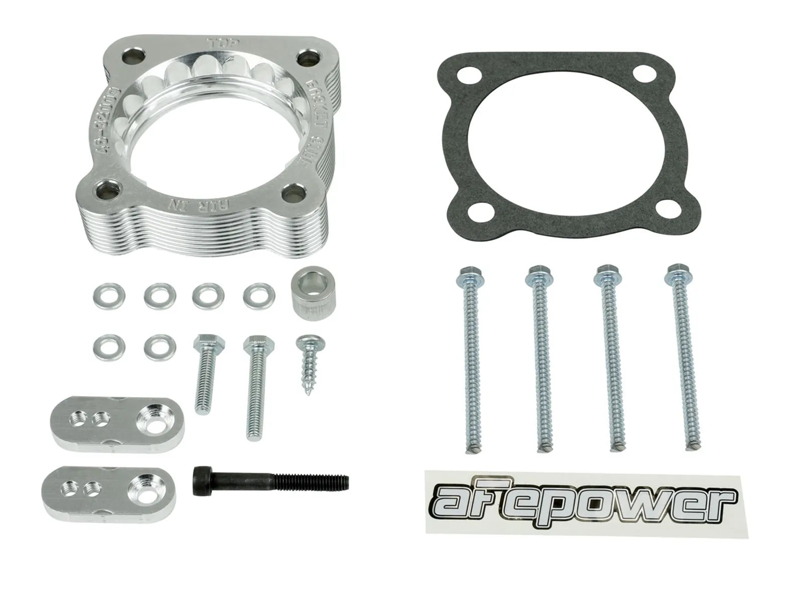 AFE Silver Bullet Throttle Body Spacer for 2008-2012 Ram 1500 4.7L V8 - Improves Airflow & Performance for Off-Road & Towing