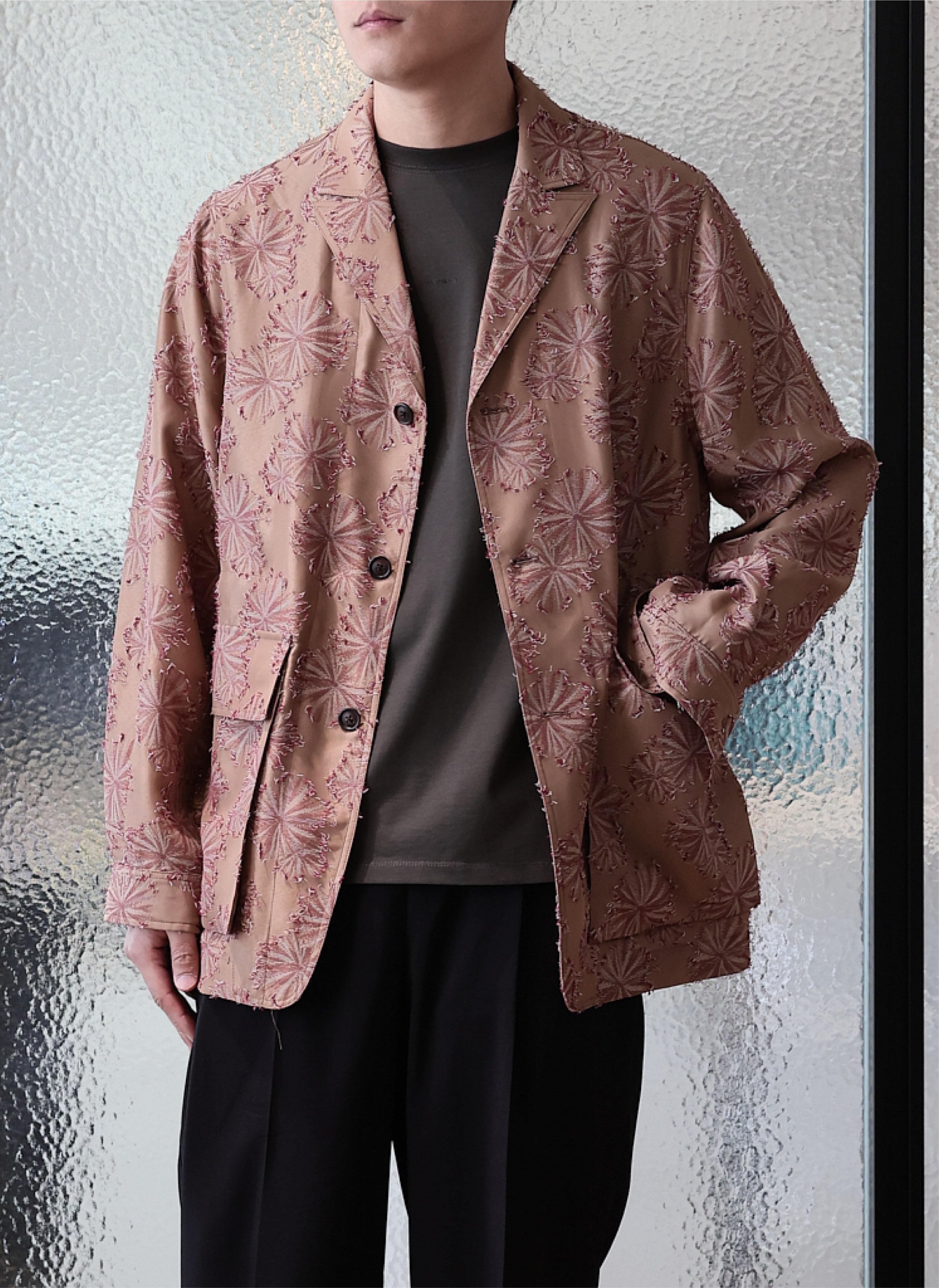 Soft Polyester Rayon Hunting Blazer with Embroidery - Lightweight & Comfortable for Outdoor Adventures, Casual Wear, and Business Casual Occasions